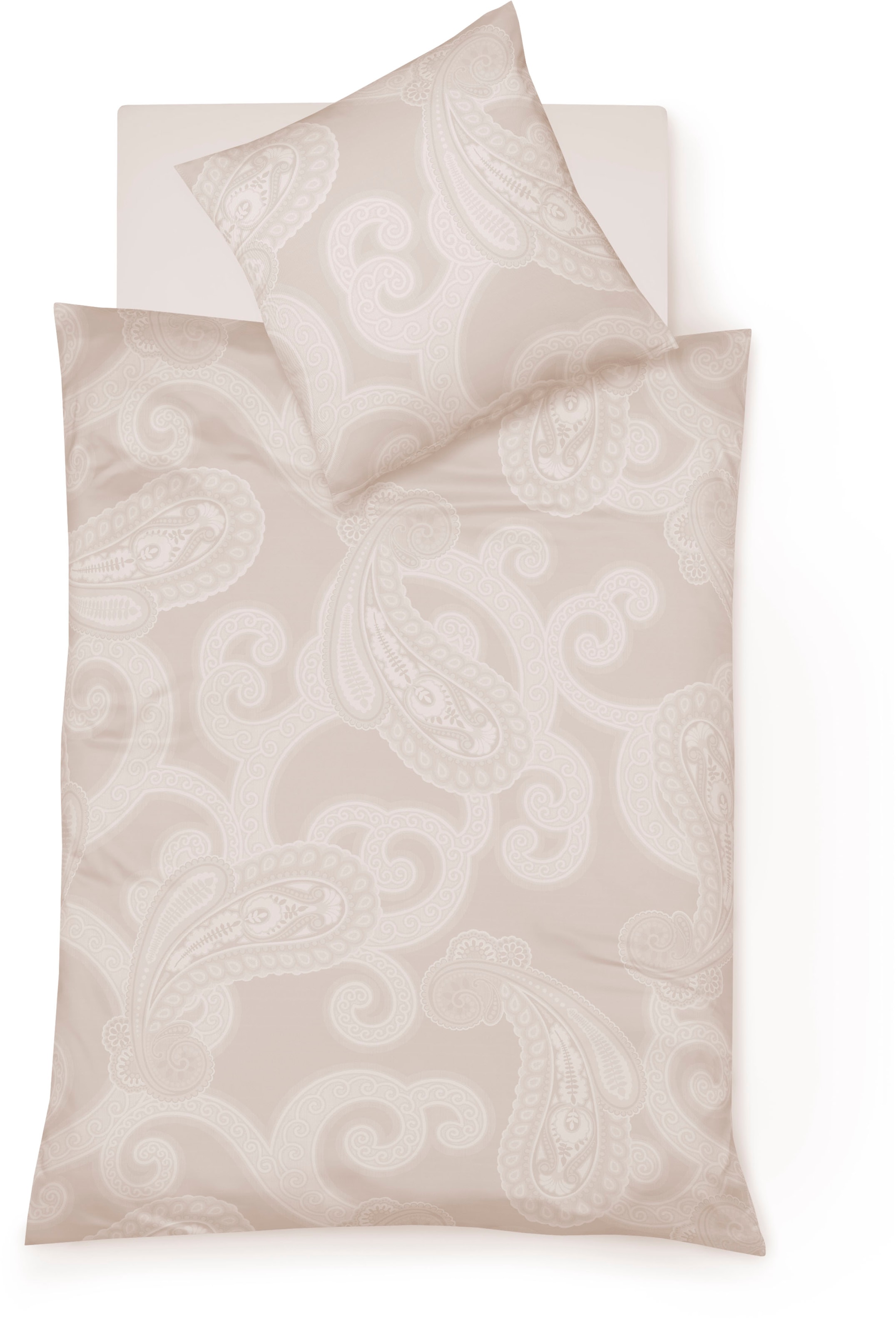 fleuresse Bettwäsche »Lech 4312« 3 Stk. tlg. Jacquard Flanell, Baumwolle, i günstig online kaufen