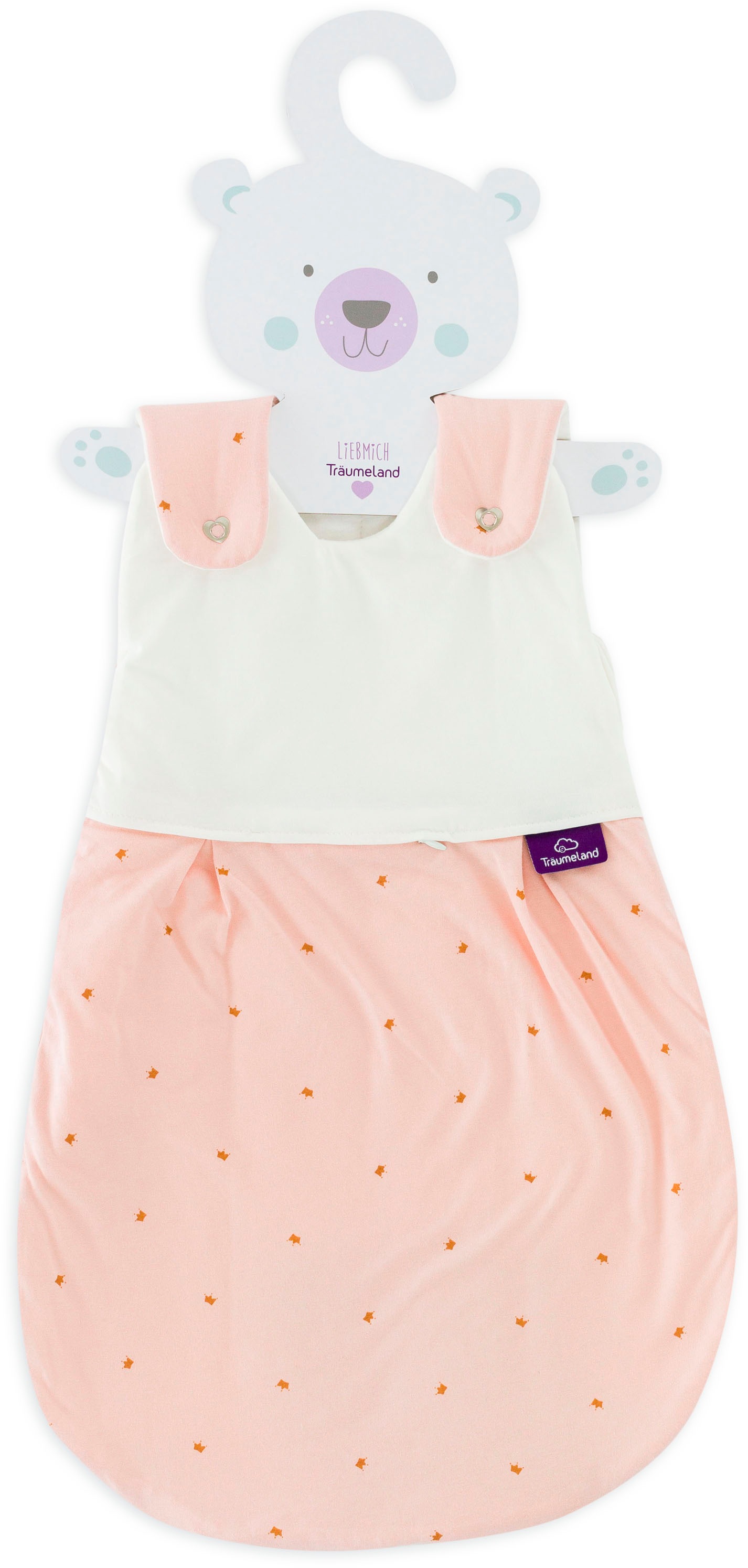 Träumeland Babyschlafsack »3tlg. Set LIEBMICH, Design Märchengold«, (3 tlg.)