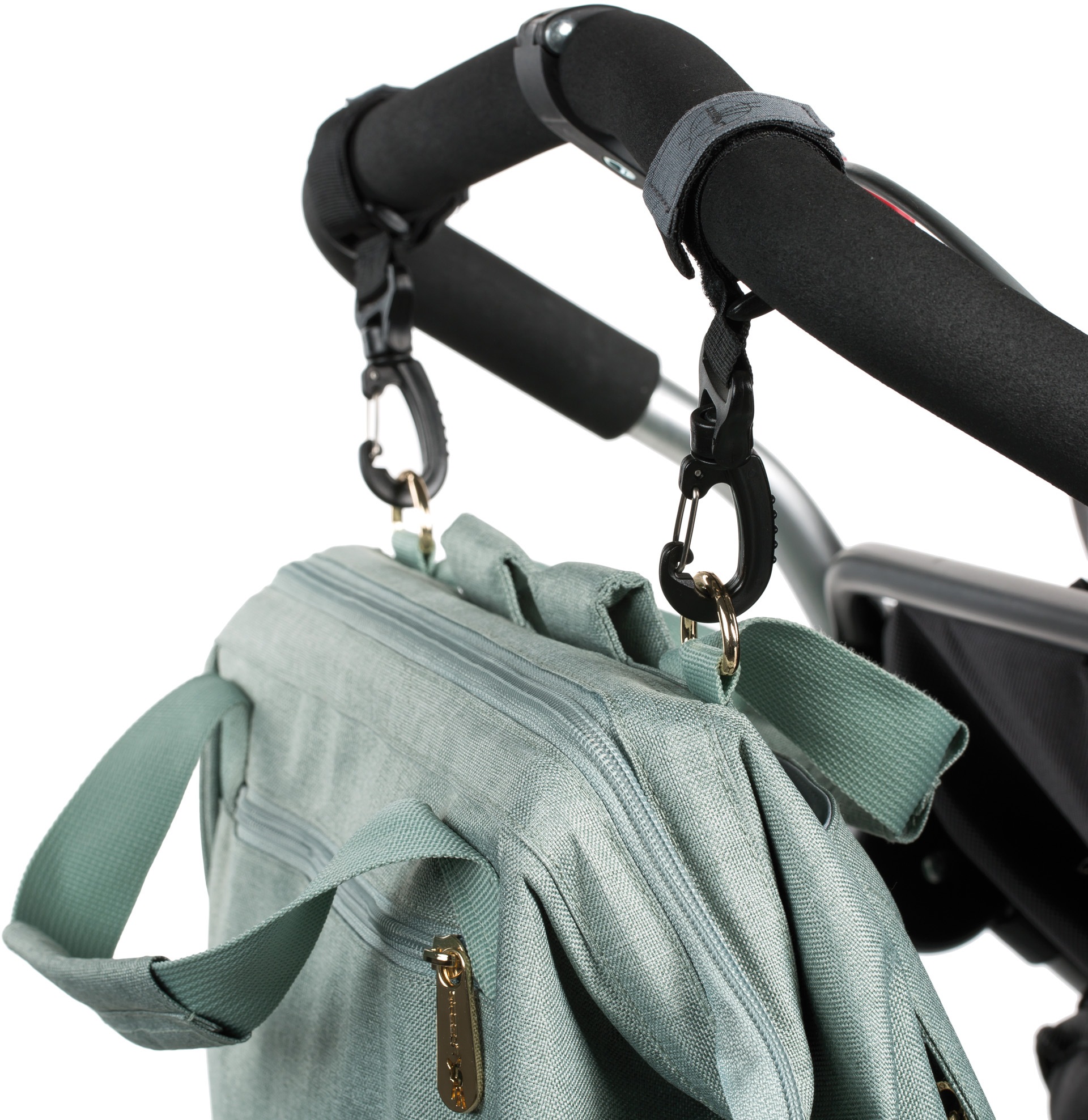 LÄSSIG Wickelrucksack »Glam, Goldie, Backpack mint«, PETA-approved vegan