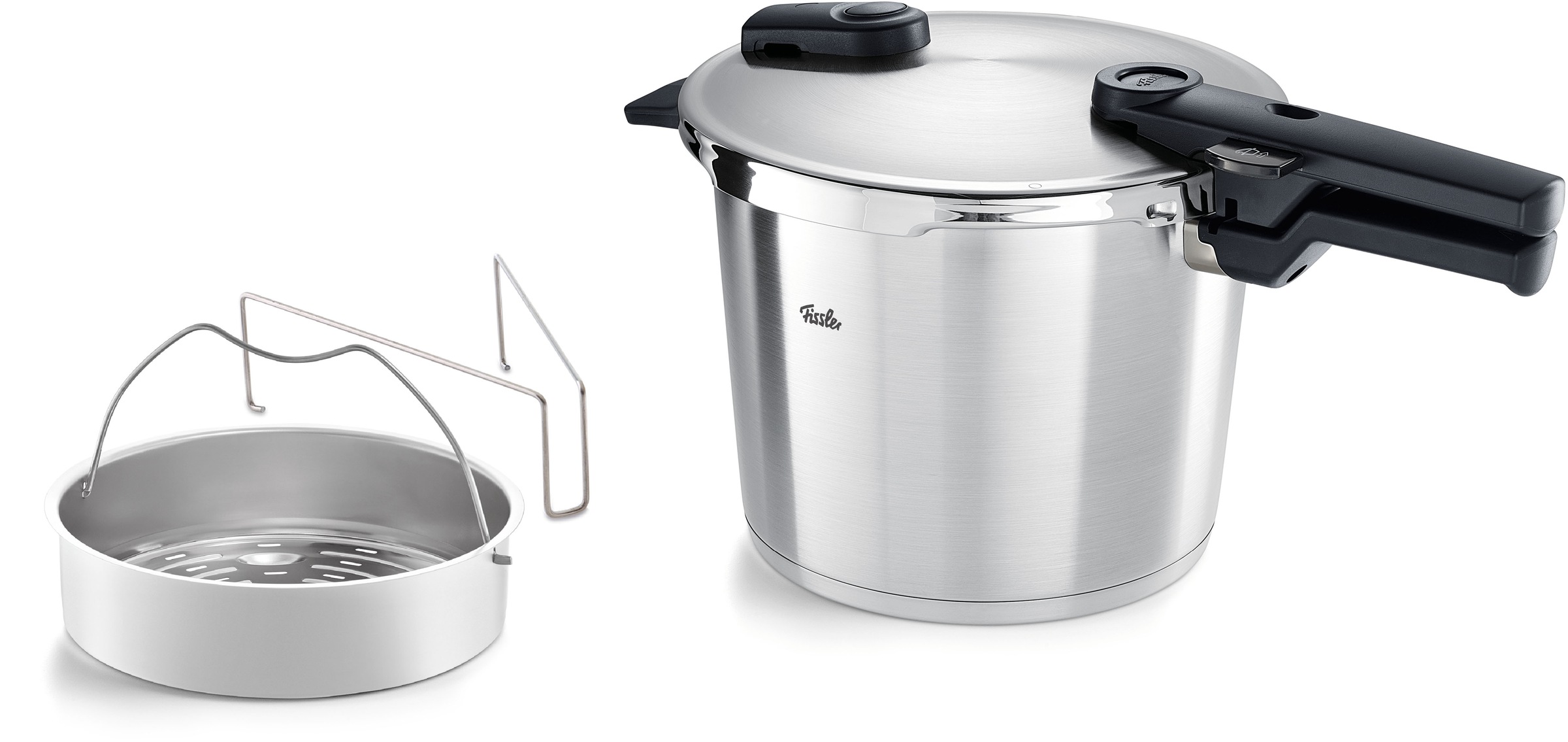 Fissler Schnellkochtopf »Vitaquick® Premium«, Edelstahl 18/10, (3 tlg., 1 S günstig online kaufen