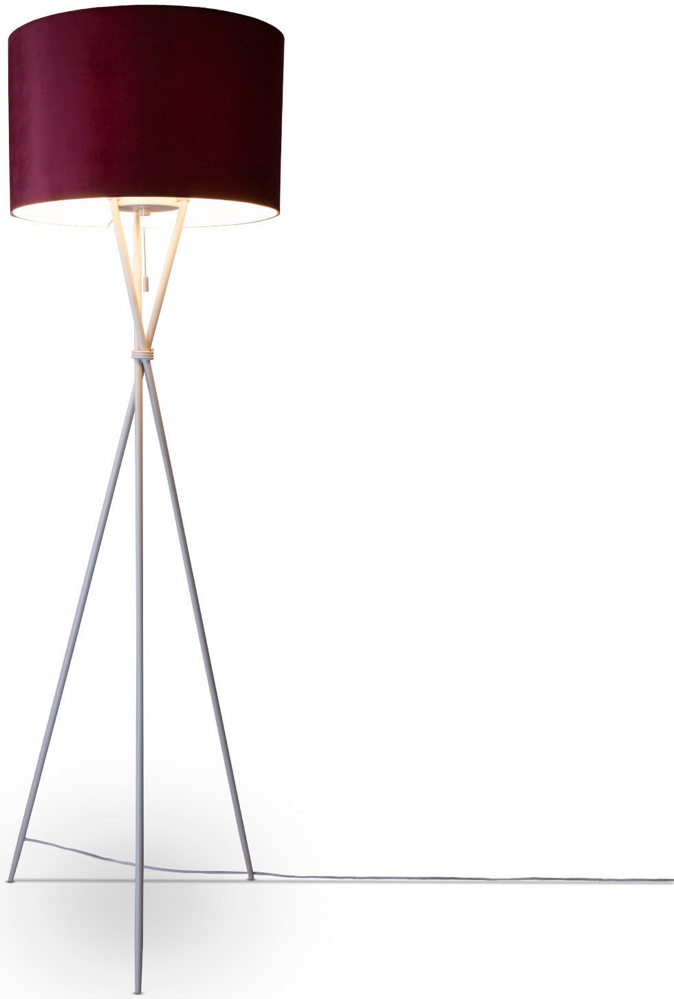 Paco Home Stehlampe »Kate uni Color«, Leuchtmittel E27   ohne Leuchtmittel, günstig online kaufen