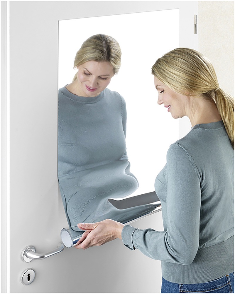 Maximex Dekorationsfolie »Spiegeleffekt-Folie« 150x58 cm, zuschneidbar, selbstklebend, für Wand, Tür oder Schrank