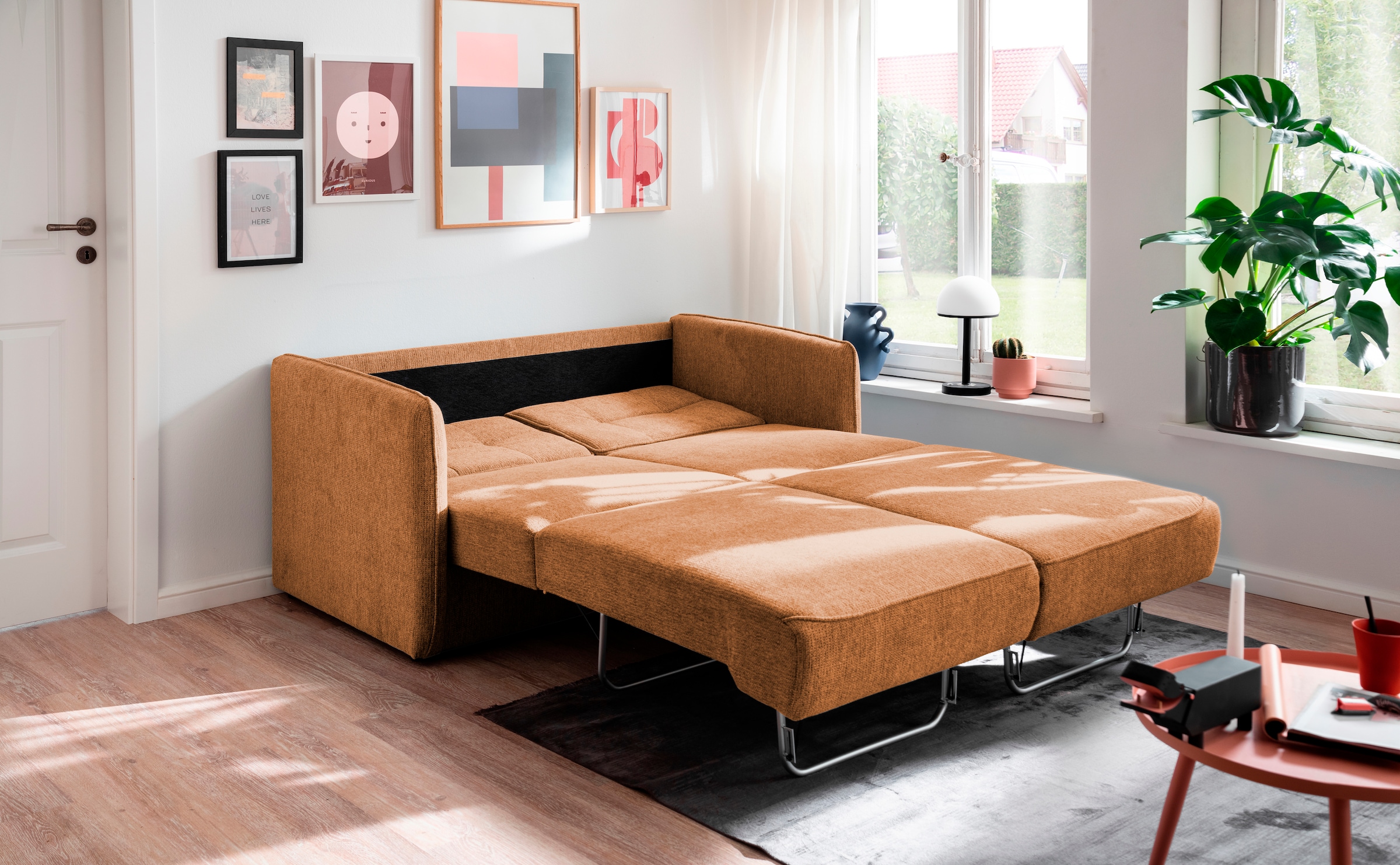 INOSIGN Schlafsofa »Milano«, zwei einzeln ausziehbare Liegefunktionen