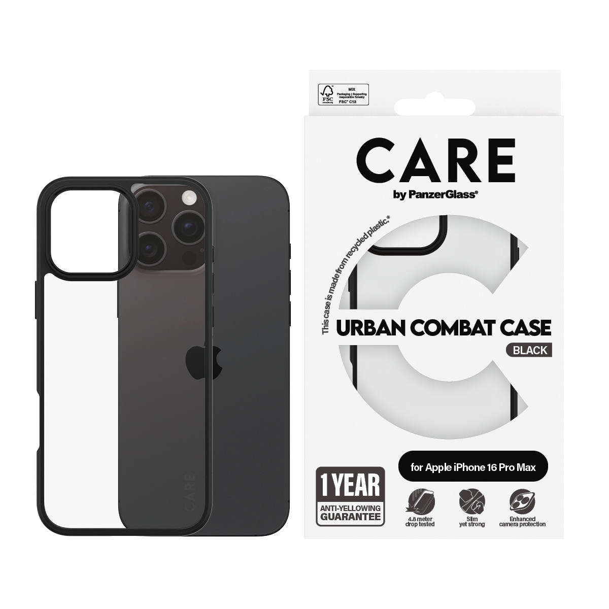 Handyhülle »Urban Combat Case für Apple iPhone 16 Pro Max«, Backcover, Schutzhülle,...