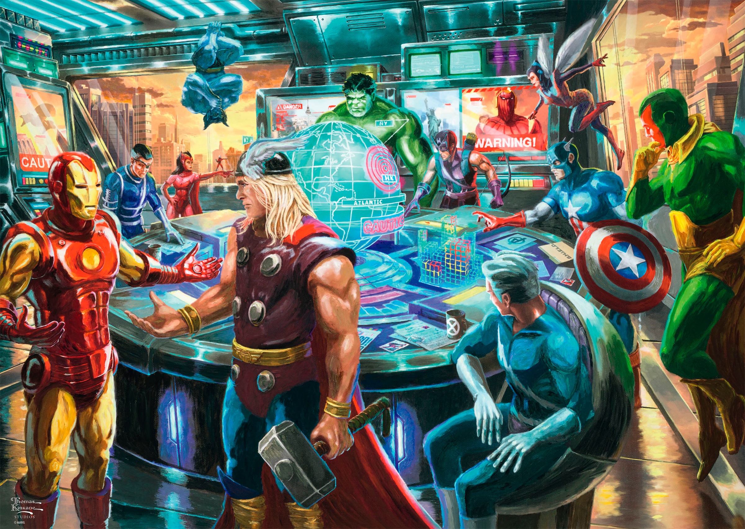 Schmidt Spiele Puzzle »The Avengers von Thomas Kinkade«, (1000 tlg.), Made in Germany