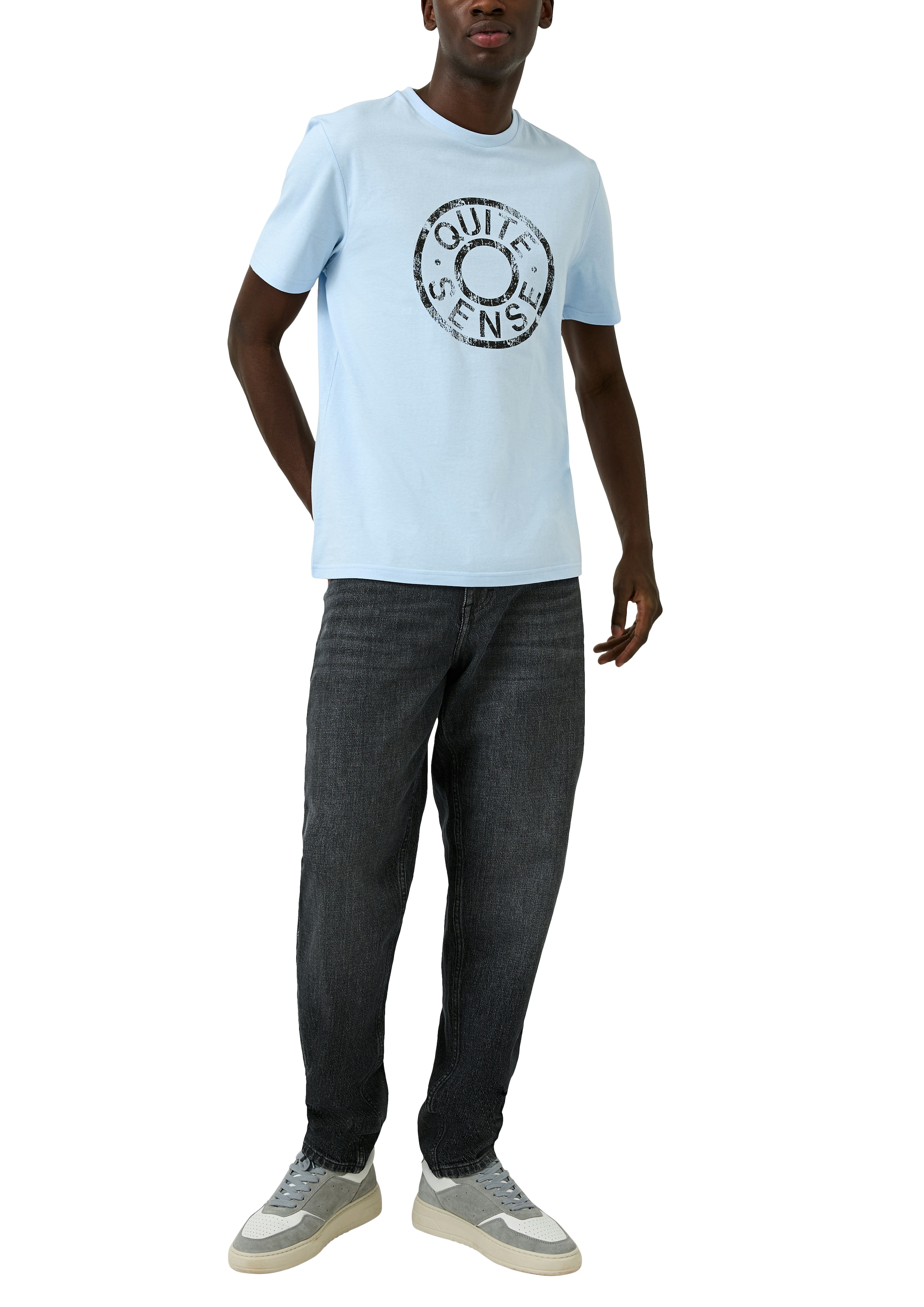 QS Kurzarmshirt mit Frontprint