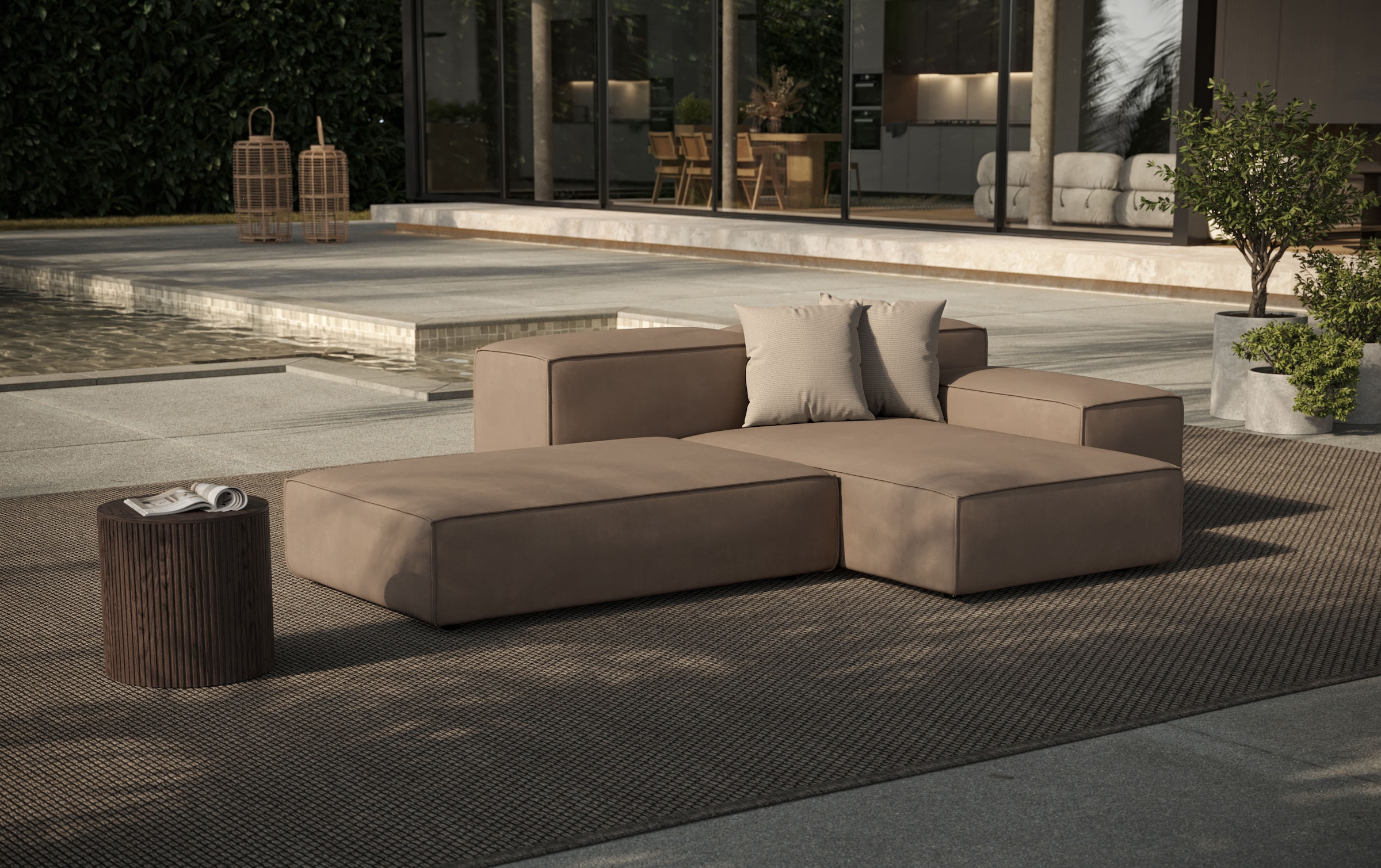 designwerk Big-Sofa "Puzzle, Designsofa für Indoor und Outdoor, bequem, mod günstig online kaufen