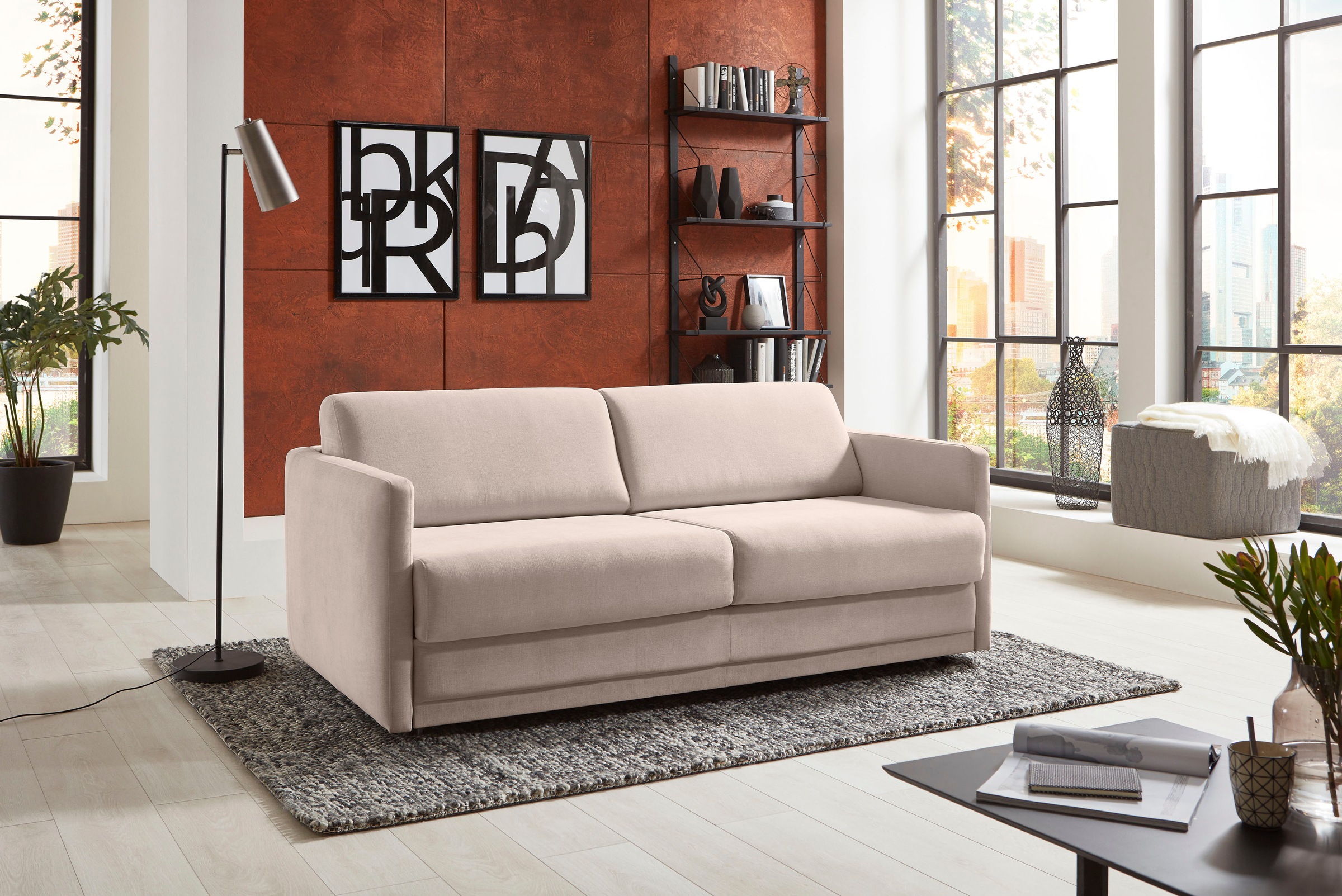 ATLANTIC home collection Schlafsofa »Limone« für Dauerschläfer geeignet ink günstig online kaufen