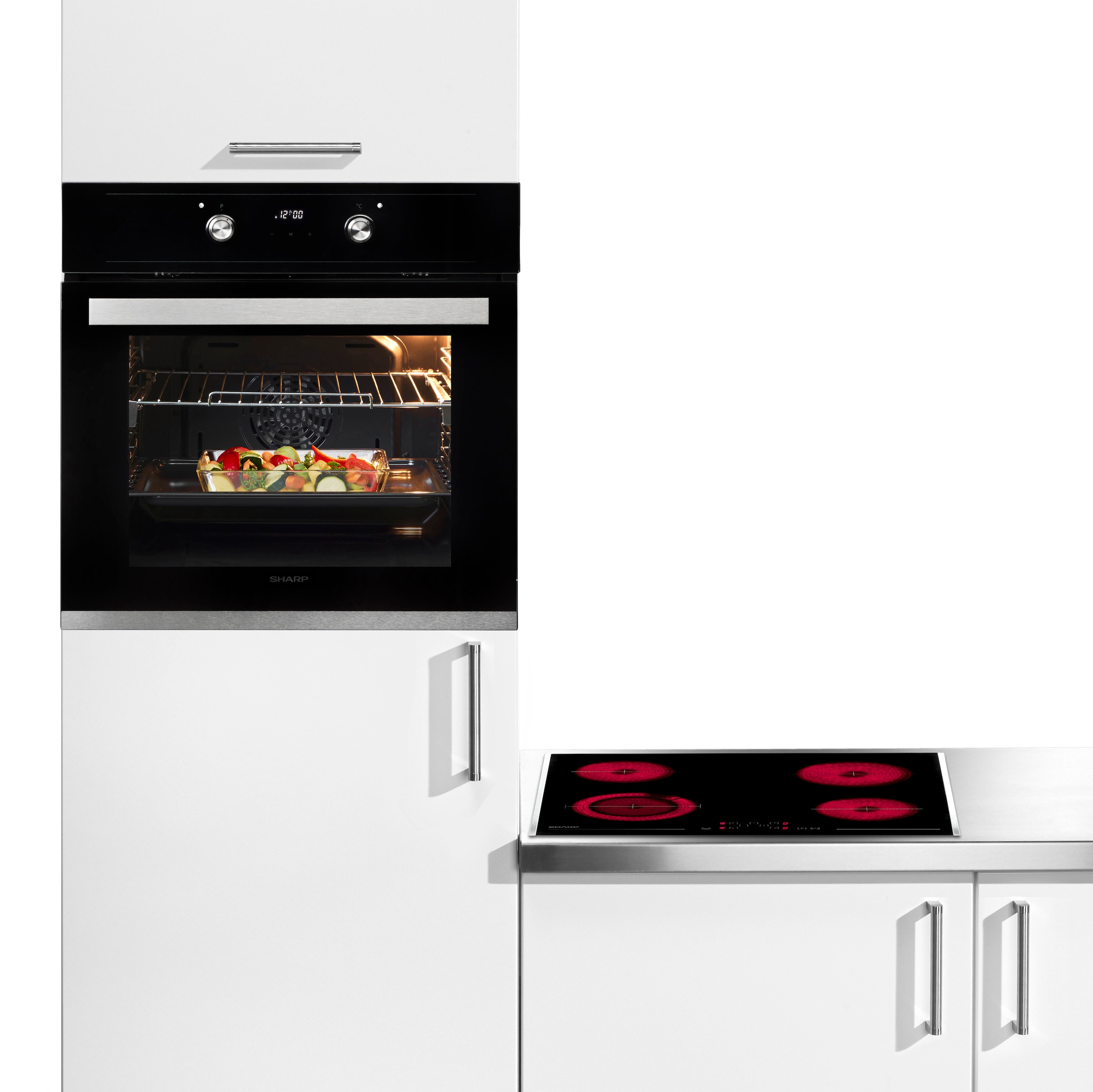 Sharp Backofen-Set »K-60D19BM1-EU«, mit Timerfunktion