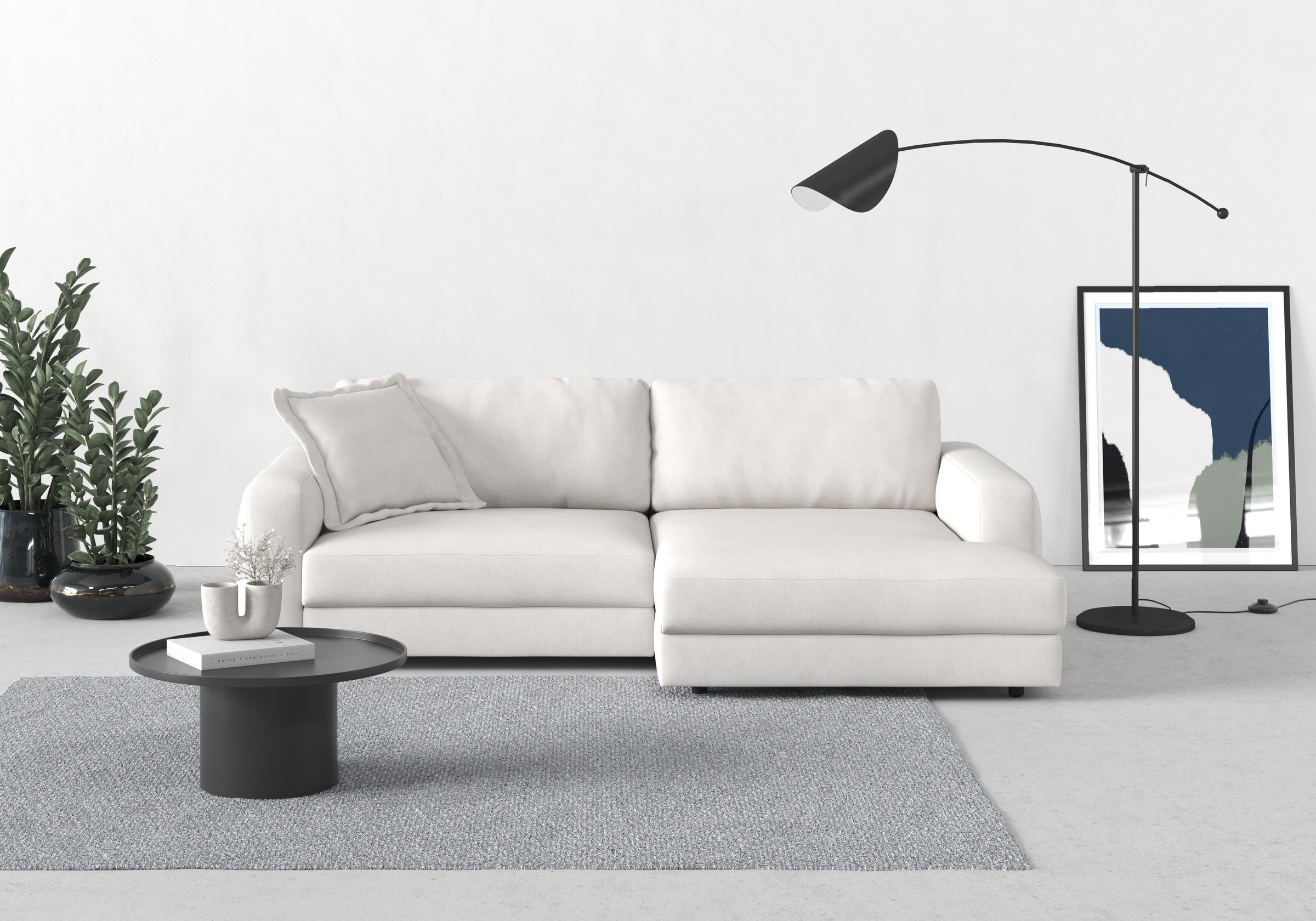 TRENDMANUFAKTUR Ecksofa »Bourbon«, (2 St.), mit extra hohem Sitzkomfort, auch in Cord erhältlich