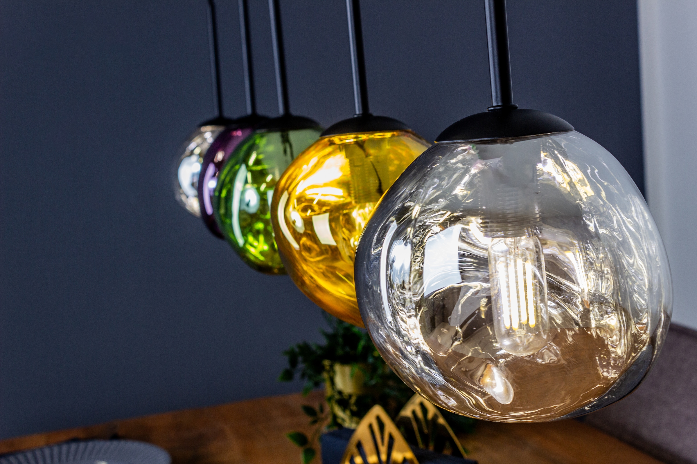 ECO-LIGHT Pendelleuchte »Canopus«, 5 flammig, Leuchtmittel E14 | ohne Leuchtmittel