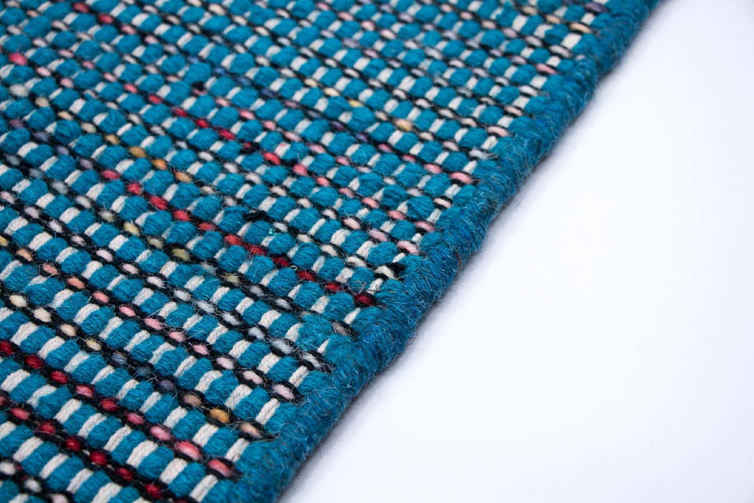 morgenland Wollteppich »Arvin - Kelim Teppich - Trendy«, rechteckig, 1 mm Höhe, Flachgewebe