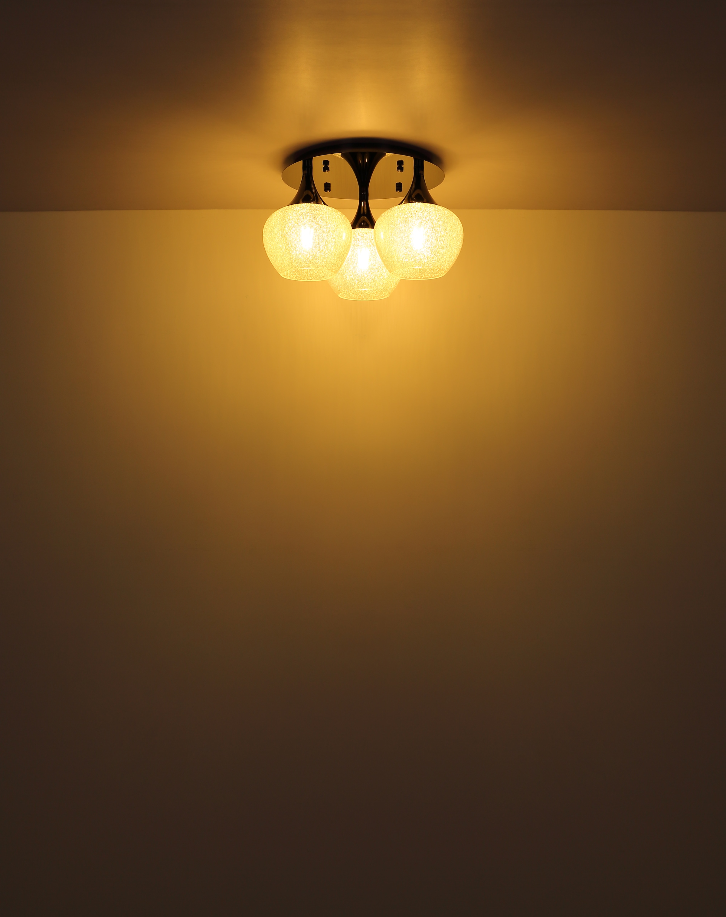 GLOBO LIGHTING Deckenleuchte »MAXY«, Leuchtmittel E27 | ohne Leuchtmittel, Deckenlampe/Glas klar/Acrylkristalle/Wohnzimmer/Esszimmer/elegant