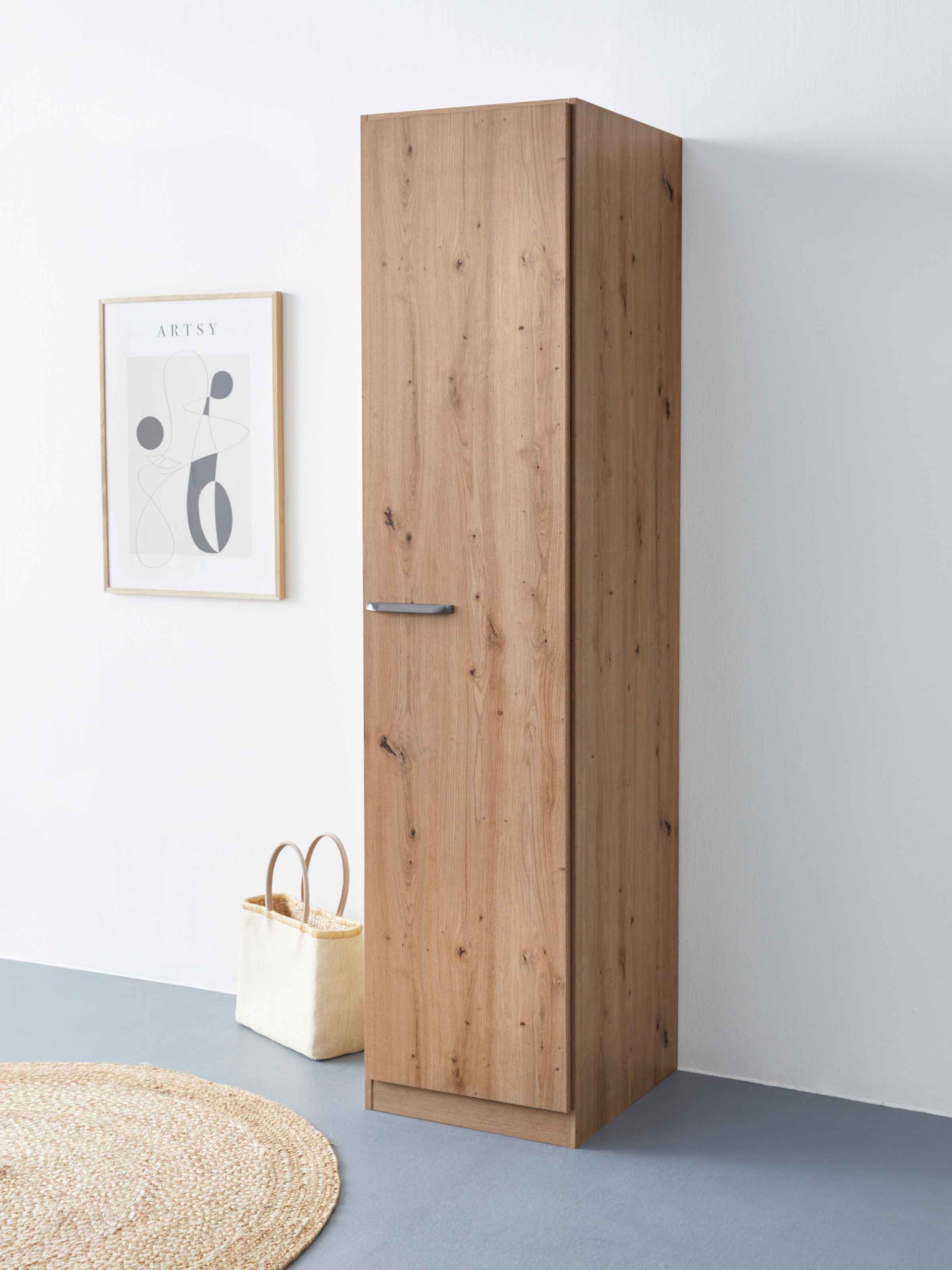 INOSIGN BY RAUCH Drehtürenschrank »Kleiderschrank Schrank Garderobe Wäscheschrank VANDOR«, in drei Breiten, Höhe 197 cm, Griffe in Graumetallic MADE IN GERMANY