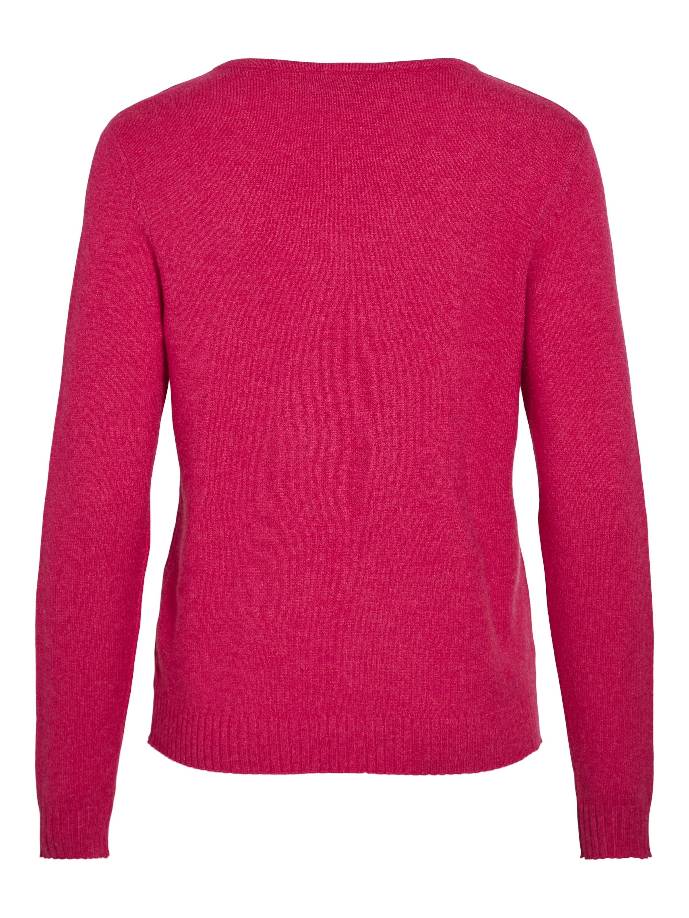 Vila »VIRIL V-NECK L/S  KNIT TOP - NOOS« Materialmix, regular fit