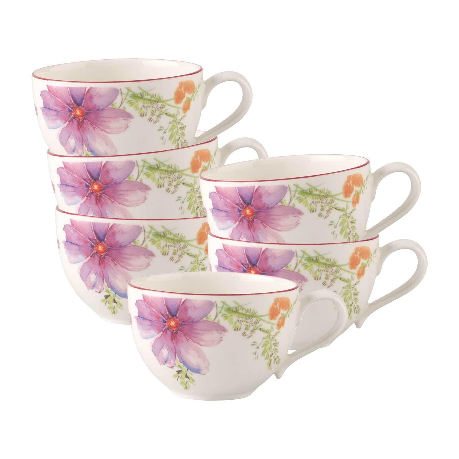 Villeroy & Boch Tasse »Frühstückstassen Mariefleur Basic 290 ml 6er Set bun günstig online kaufen