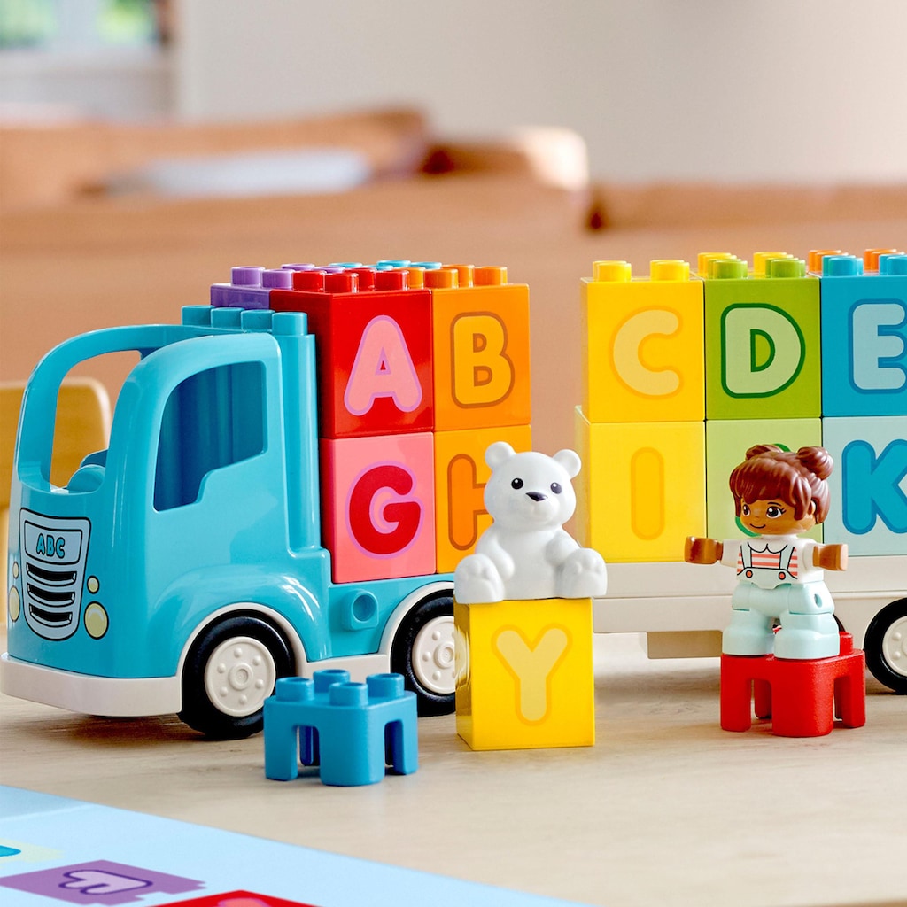 LEGO® Konstruktionsspielsteine »Mein erster ABC-Lastwagen (10915), LEGO® DUPLO® Creative Play«, (36 St.), Made in Europe
