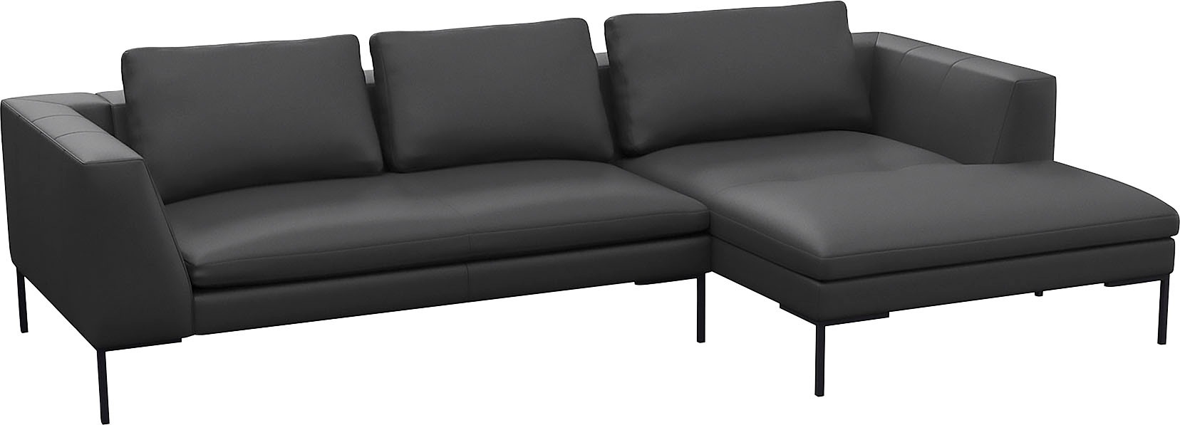 FLEXLUX Ecksofa »Loano, toller Sitzkomfort, L-Form«, modernes Sofa, frei im günstig online kaufen