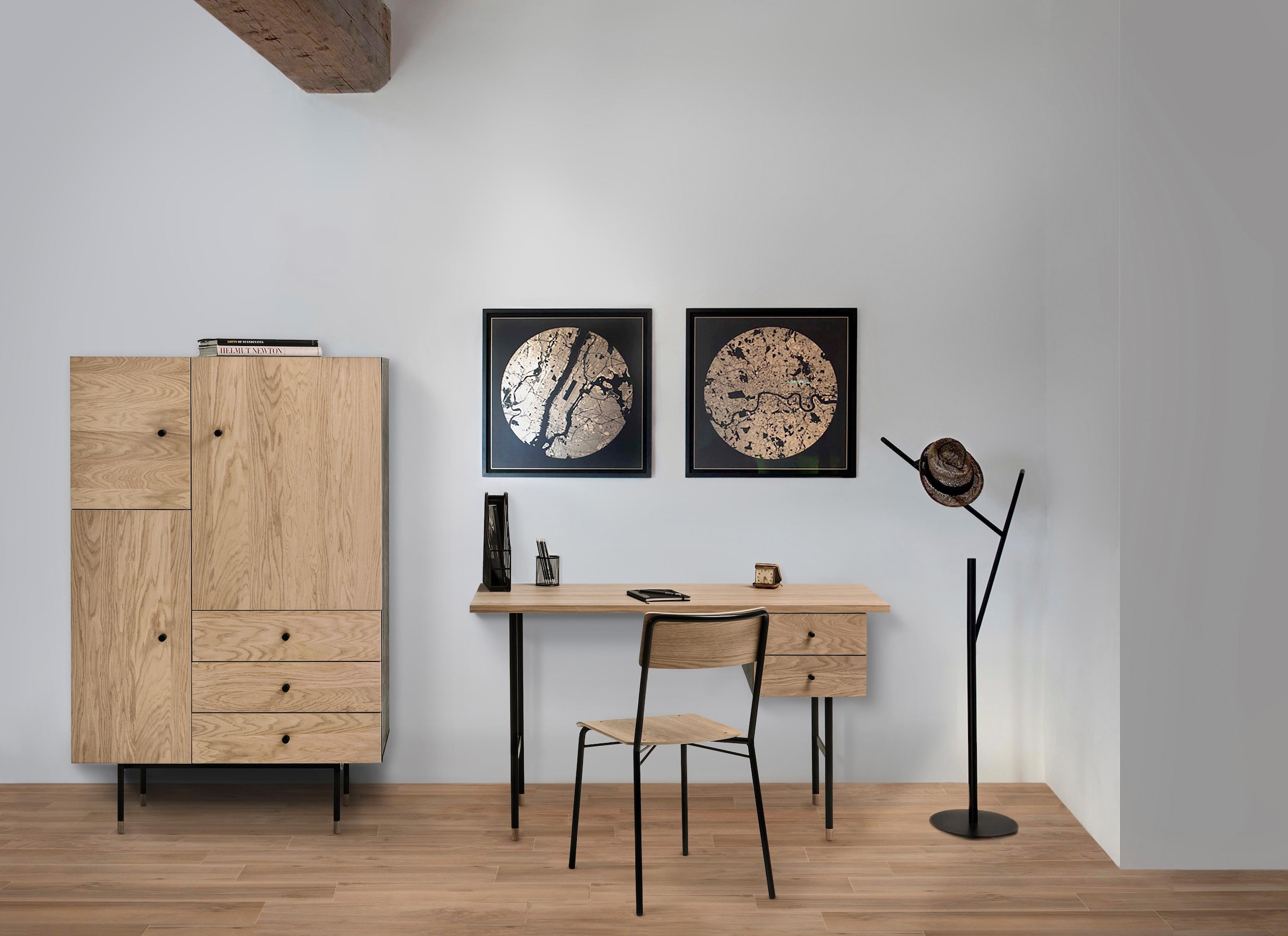 Woodman Highboard »Daniel«, Stauraumschrank mit Soft Close Funktion, Breite 90 cm
