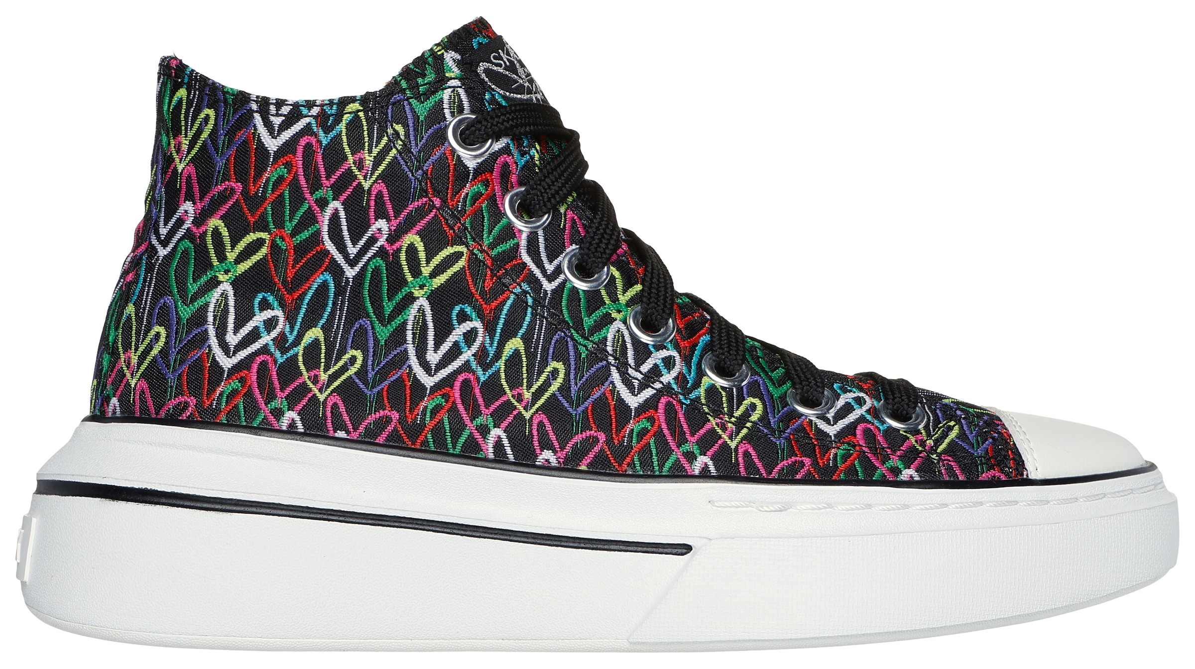 Skechers Sneaker »CORDOVA CLASSIC-LOVE LETTERS«, mit süßem Herzchenprint, Freizeitschuh, Halbschuh, Schnürschuh