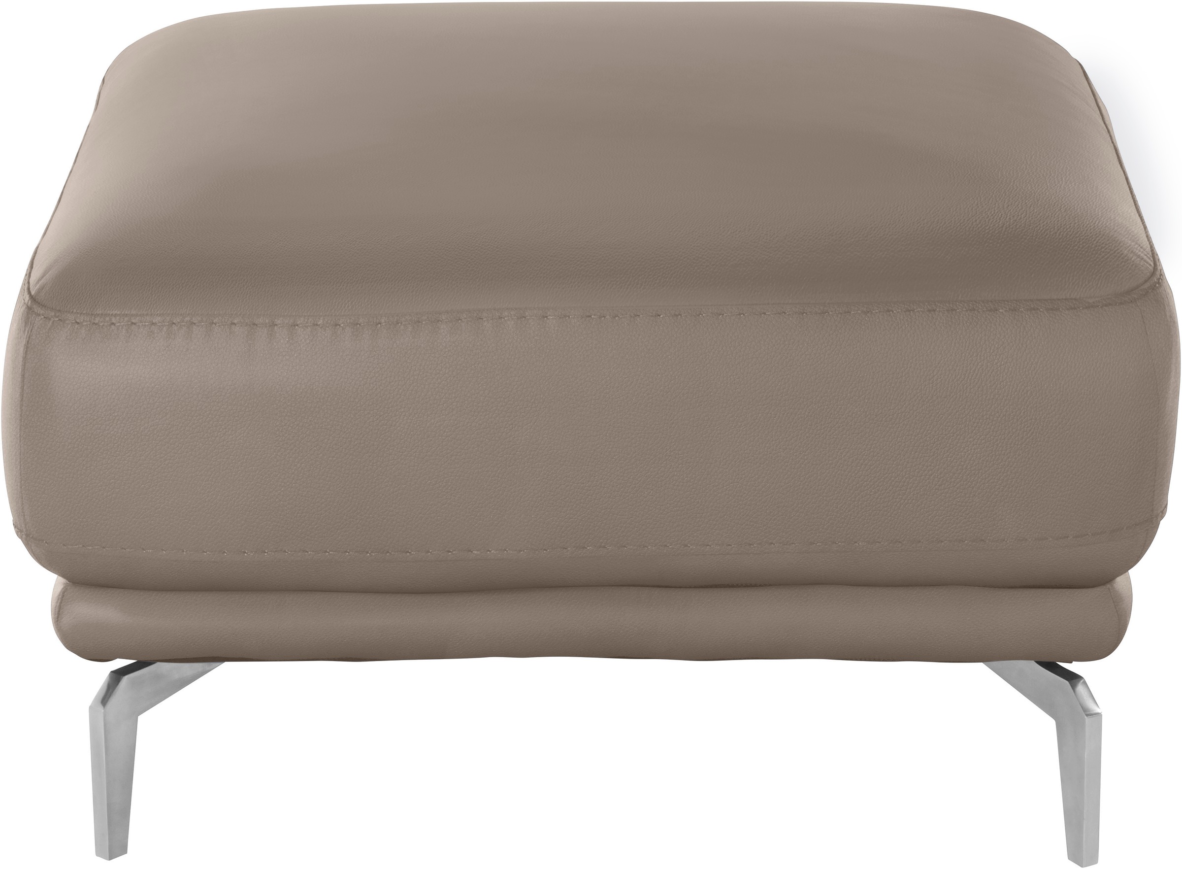 W.SCHILLIG Hocker »montanaa«, mit Metallfüßen in Chrom glänzend, Breite 71 cm