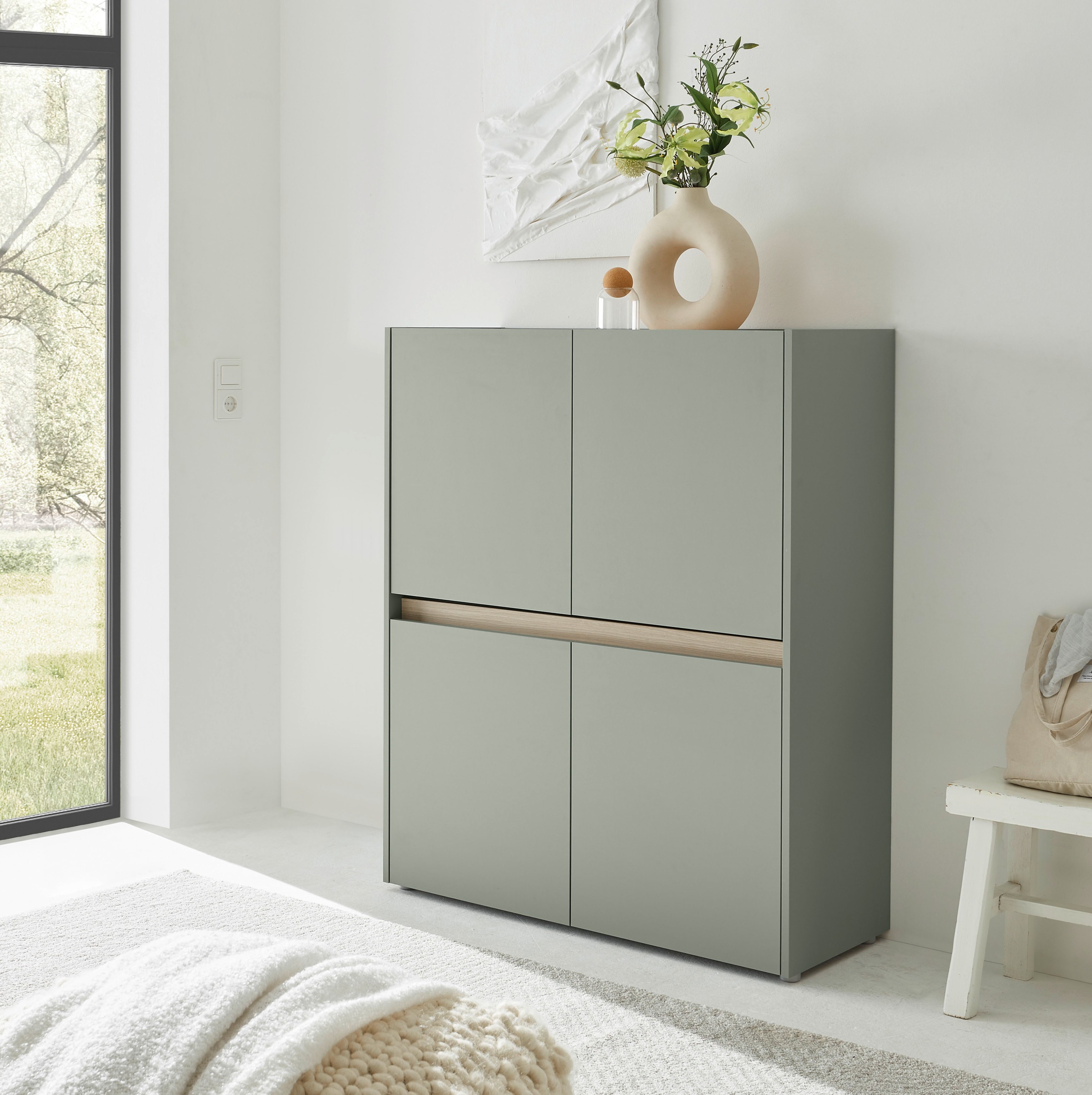 INOSIGN Highboard »City/Giron, moderner Schrank, Kommode, Stauraumschrank, günstig online kaufen