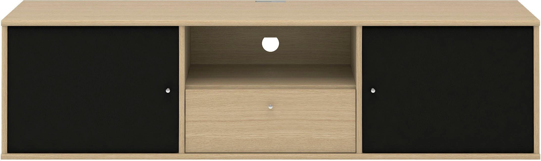 Hammel Furniture TV-Board »Mistral Fernsehschrank, Medienmöbel, Hängend«, mit Türen mit Akustikstoff, Kabeldurchführung, Lowboard, B: 161,5 cm