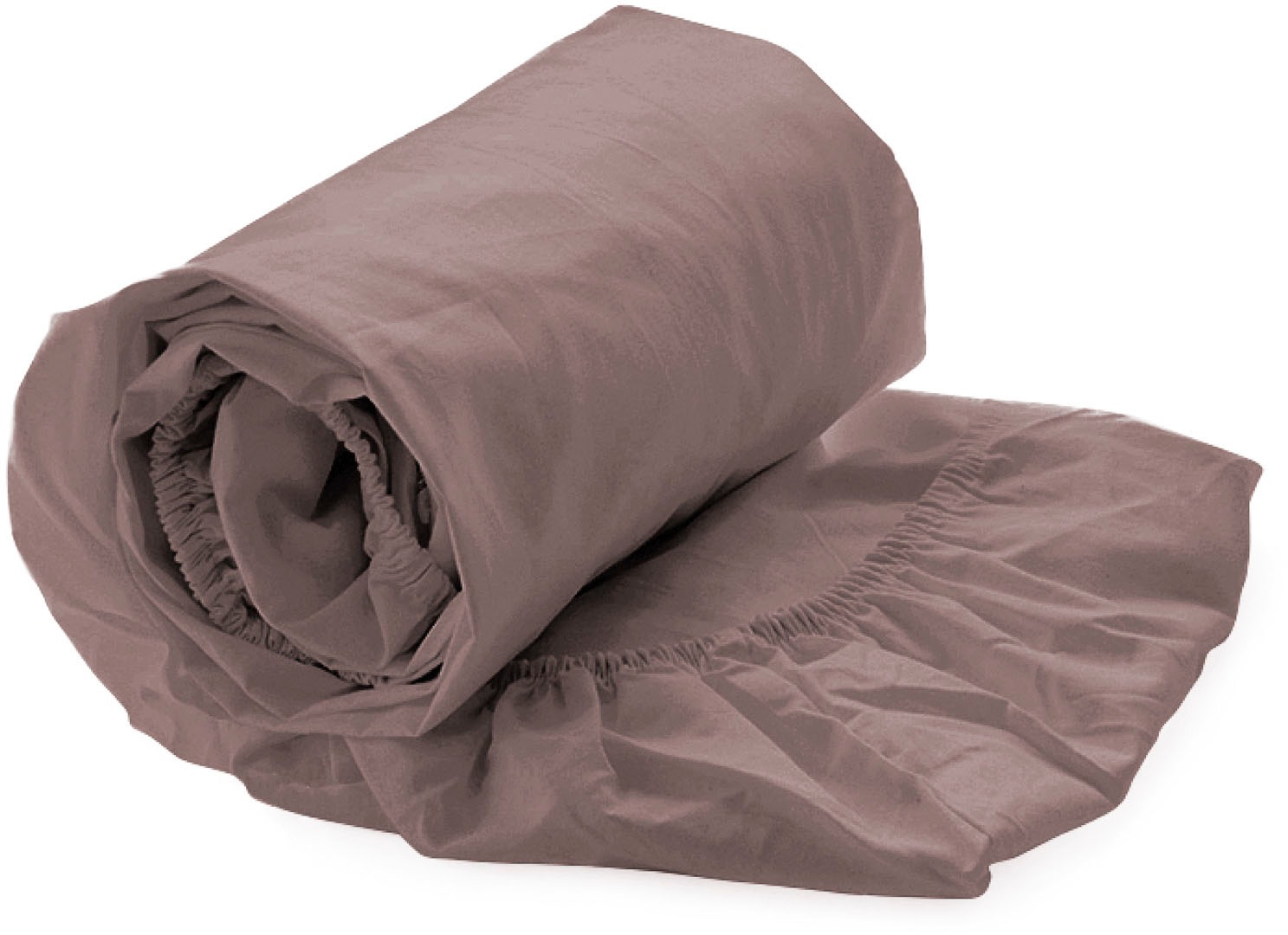 Heckett & Lane Spannbettlaken »Elementi« Laken aus 100% Baumwolle, hochwertiges Mako-Satin, Betttuch ab 90x200