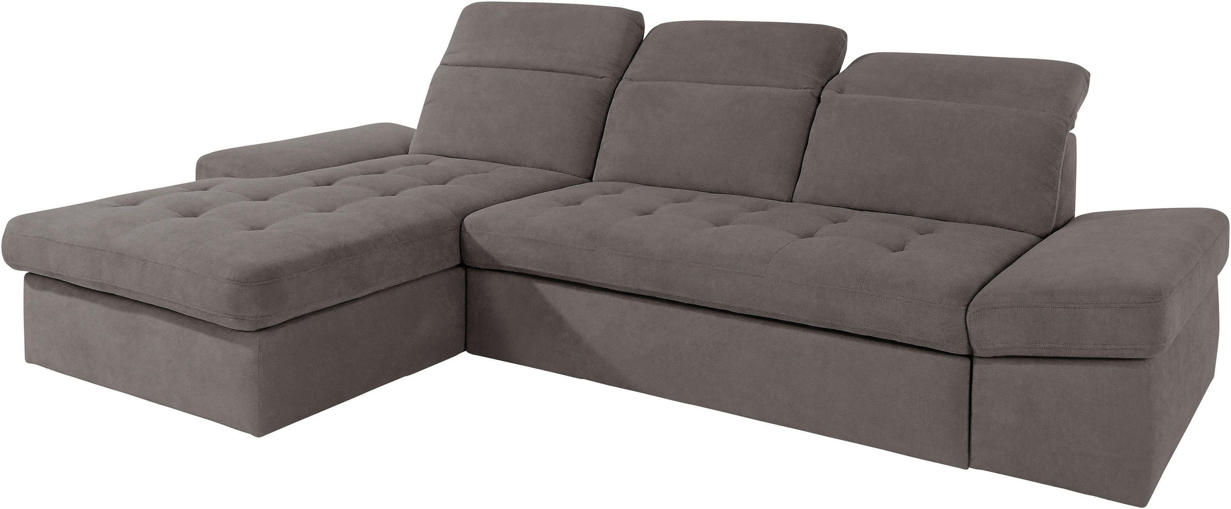 sit&more Ecksofa "Stardust L-Form", wahlweise mit Bettfunktion und Bettkast günstig online kaufen