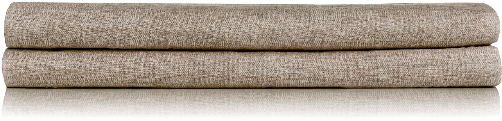 ZO HOME Spannbettlaken »Lino«, Laken aus 100% Baumwolle, Linen-look Print, Betttuch ab 90x200