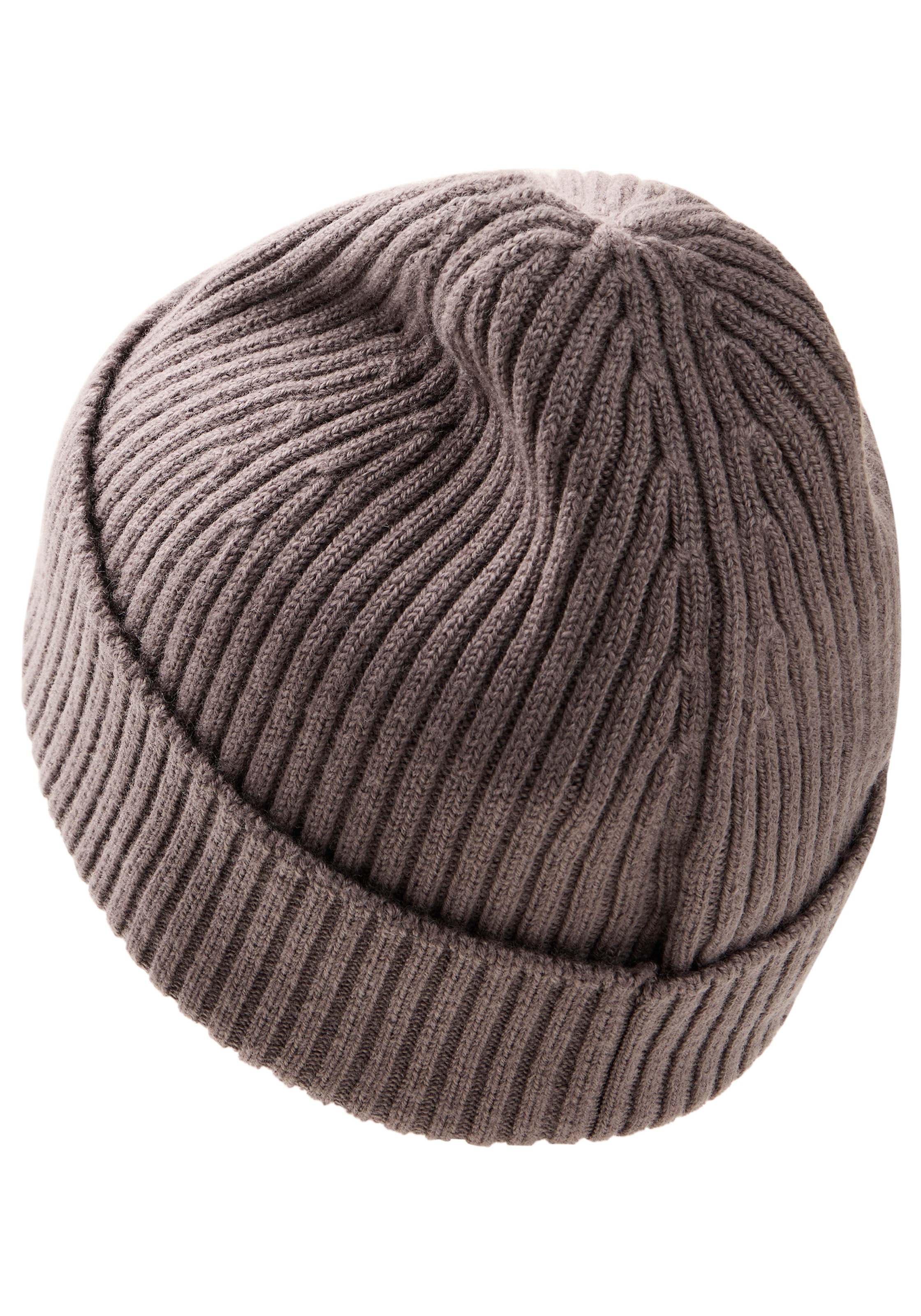 HUGO Strickmütze »Xola Metal« mit Stack-Label, unisex