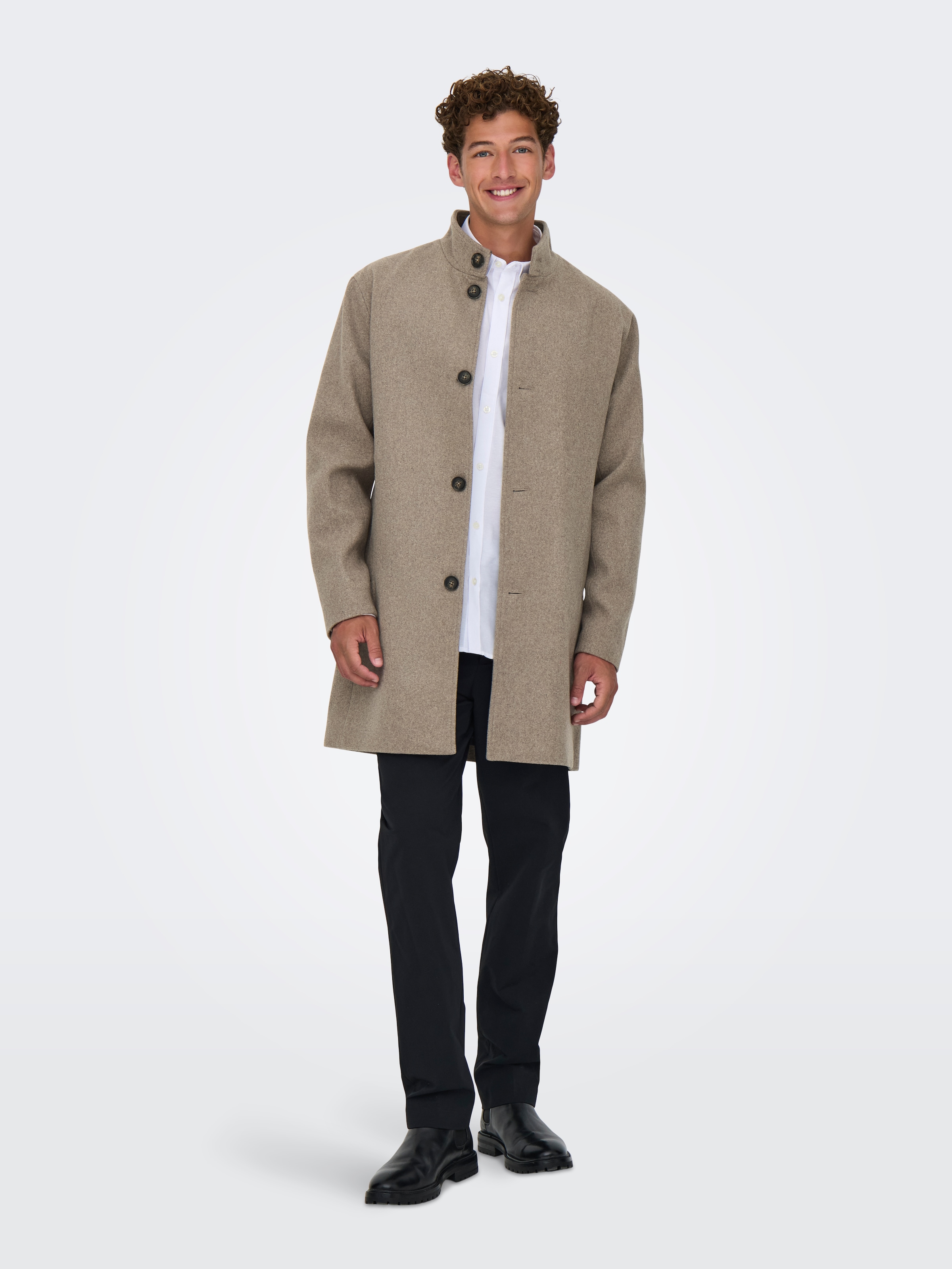 ONLY & SONS Kurzmantel »ONSCHARLES WOOL COAT OTW«