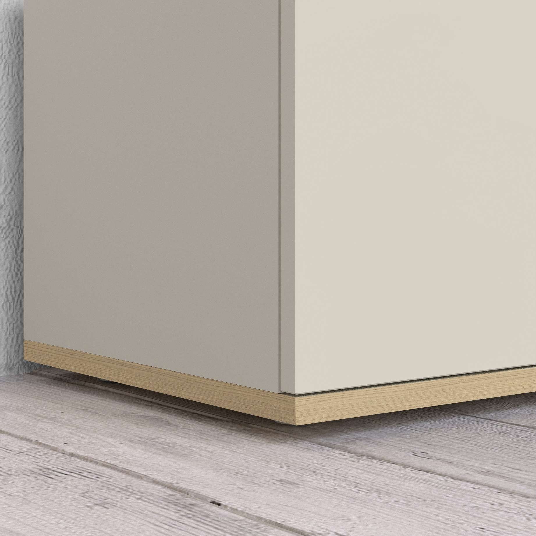 OTTO home Sideboard »BOLSENA, Kommode, Schrank,Lowboard mit 8 Fächer und offenes Ablagefach« 1 Stk. tlg. stehend/hängend montierbar, Made in Italy, B/T/H: 200 × 35 × 71,2 cm