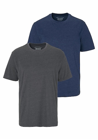 T-Shirt, (Packung, 2 tlg., 2er-Pack)