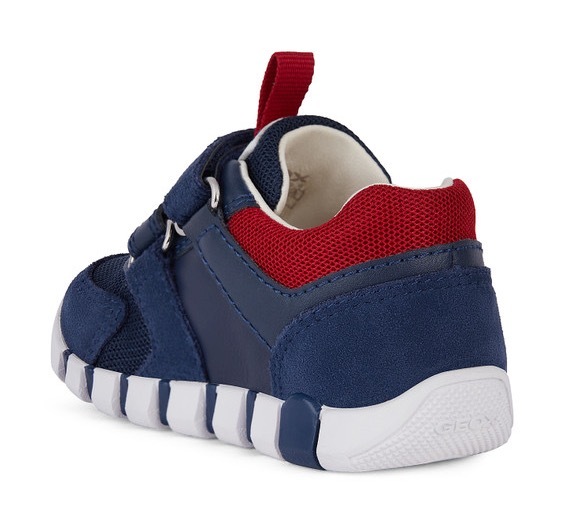 Geox Lauflernschuh »B IUPIDOO BOY D«, Sneaker, Babyschuh mit praktischen Klettverschlüssen