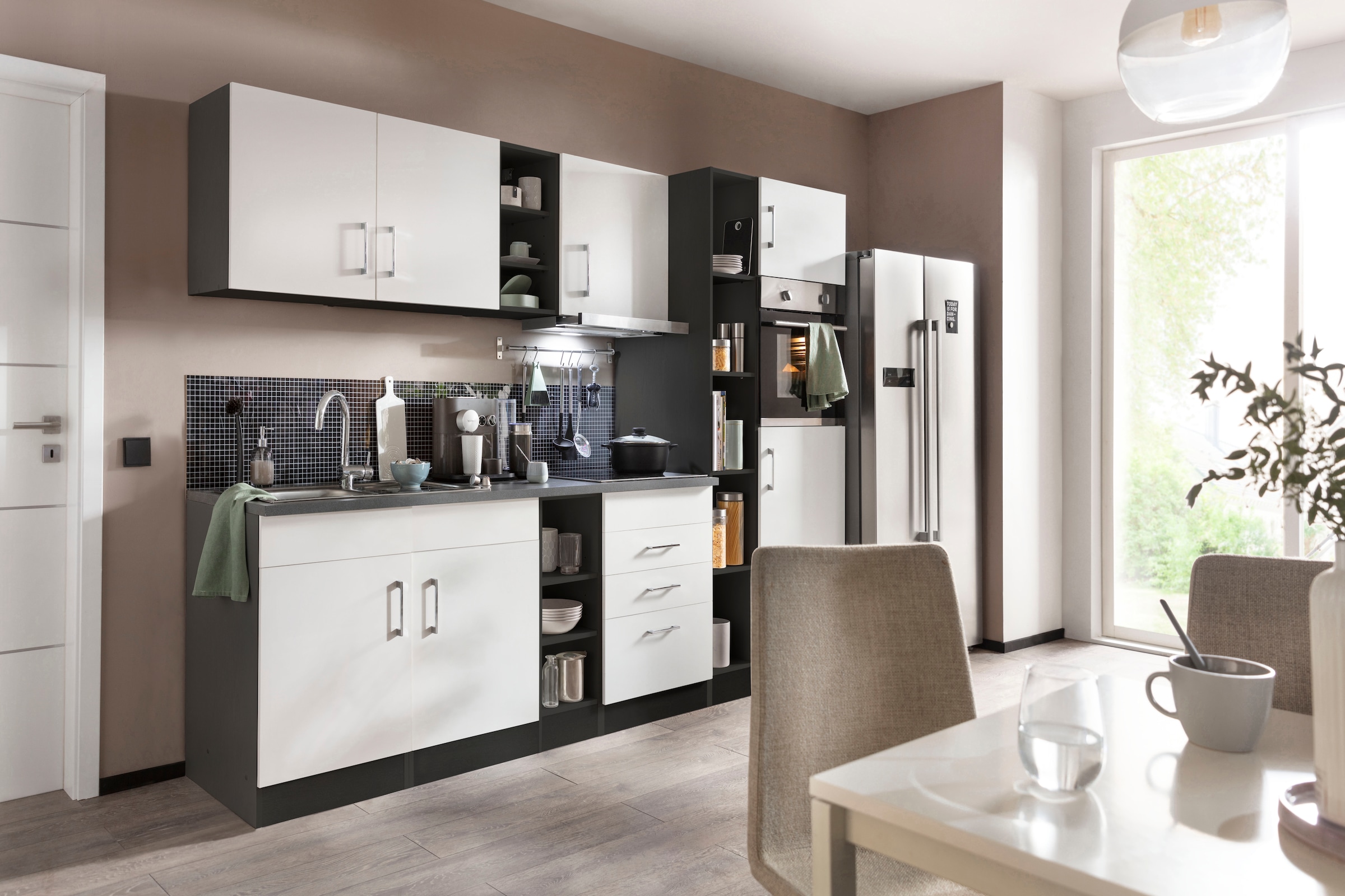 KOCHSTATION Küchenzeile »KS-Paris – Küchen mit einzigartigen Fotomotiven au günstig online kaufen