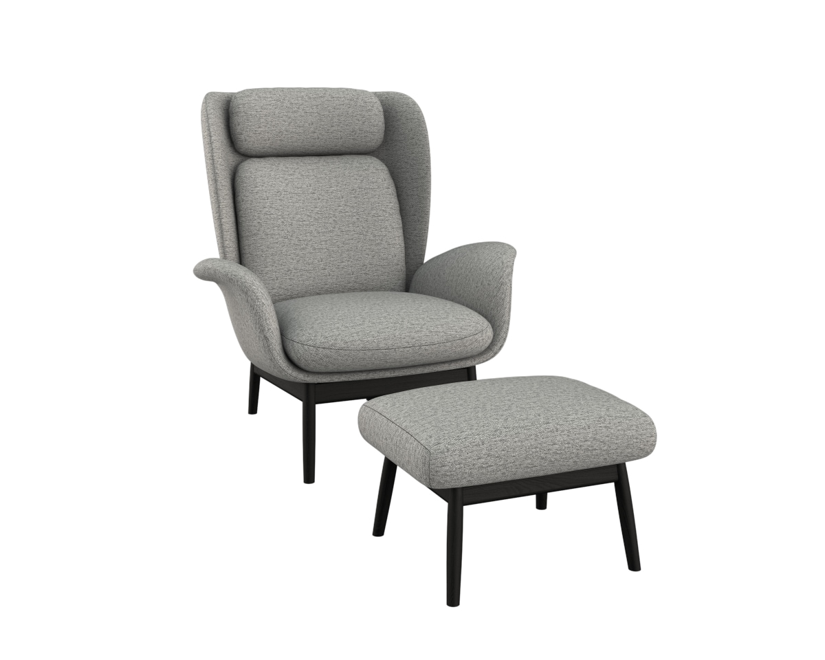 FLEXLUX Ohrensessel »Padova Scandic Design Sessel, erstklassiger Sitz- und günstig online kaufen