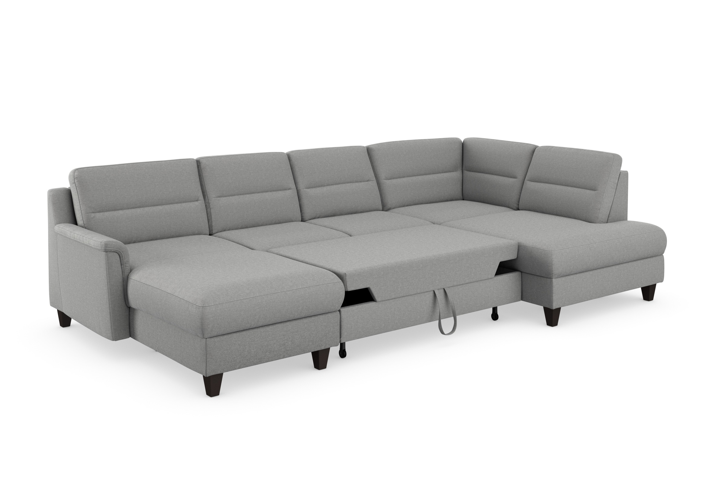 sit&more Wohnlandschaft »Farö U-Form«, inklusive Federkern, wahlweise mit Bettfunktion und Bettkasten