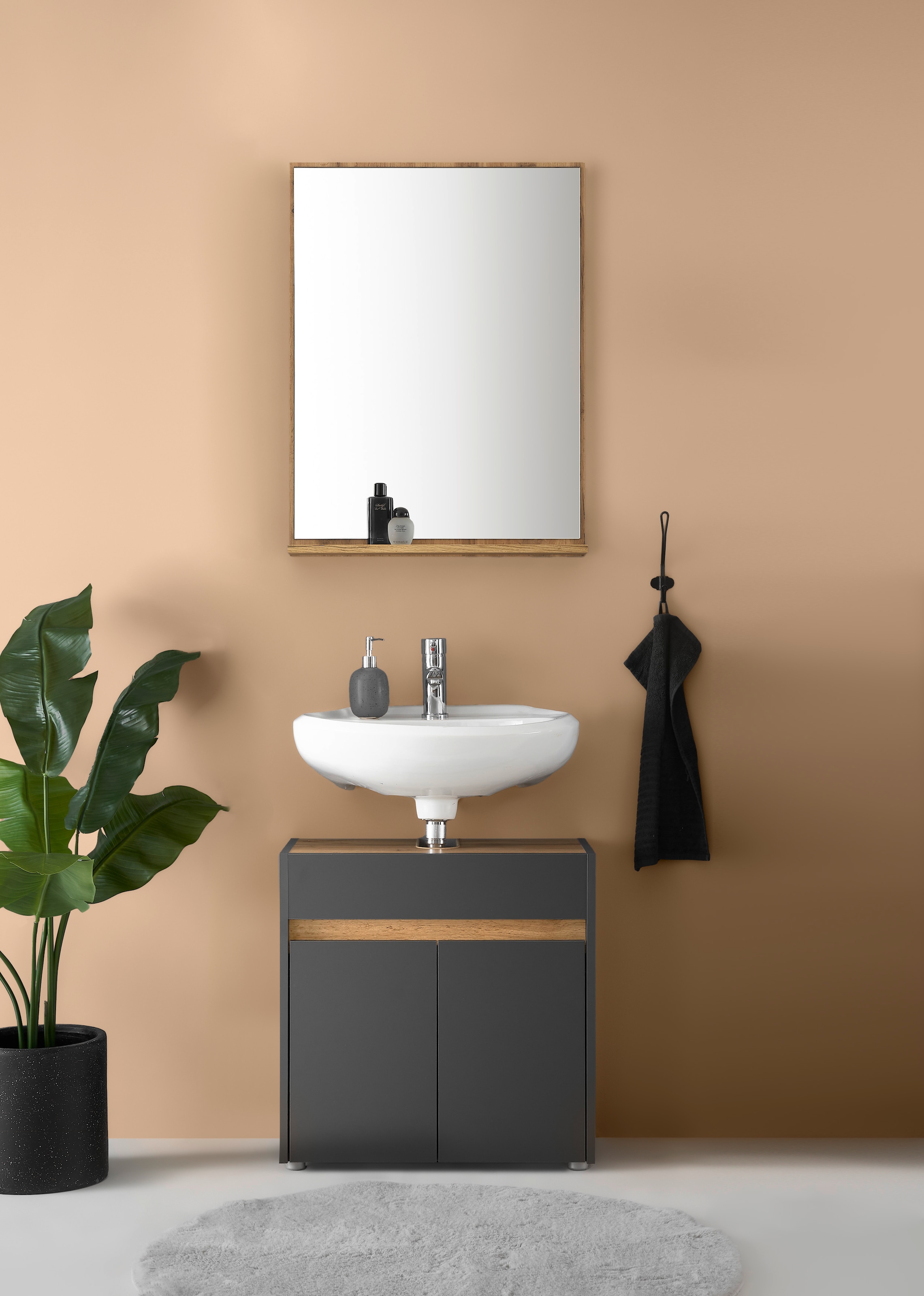 INOSIGN Badmöbel-Set »CITY/ GIRON, Bad im zeitlosen Design, 2-teiliges Bade günstig online kaufen