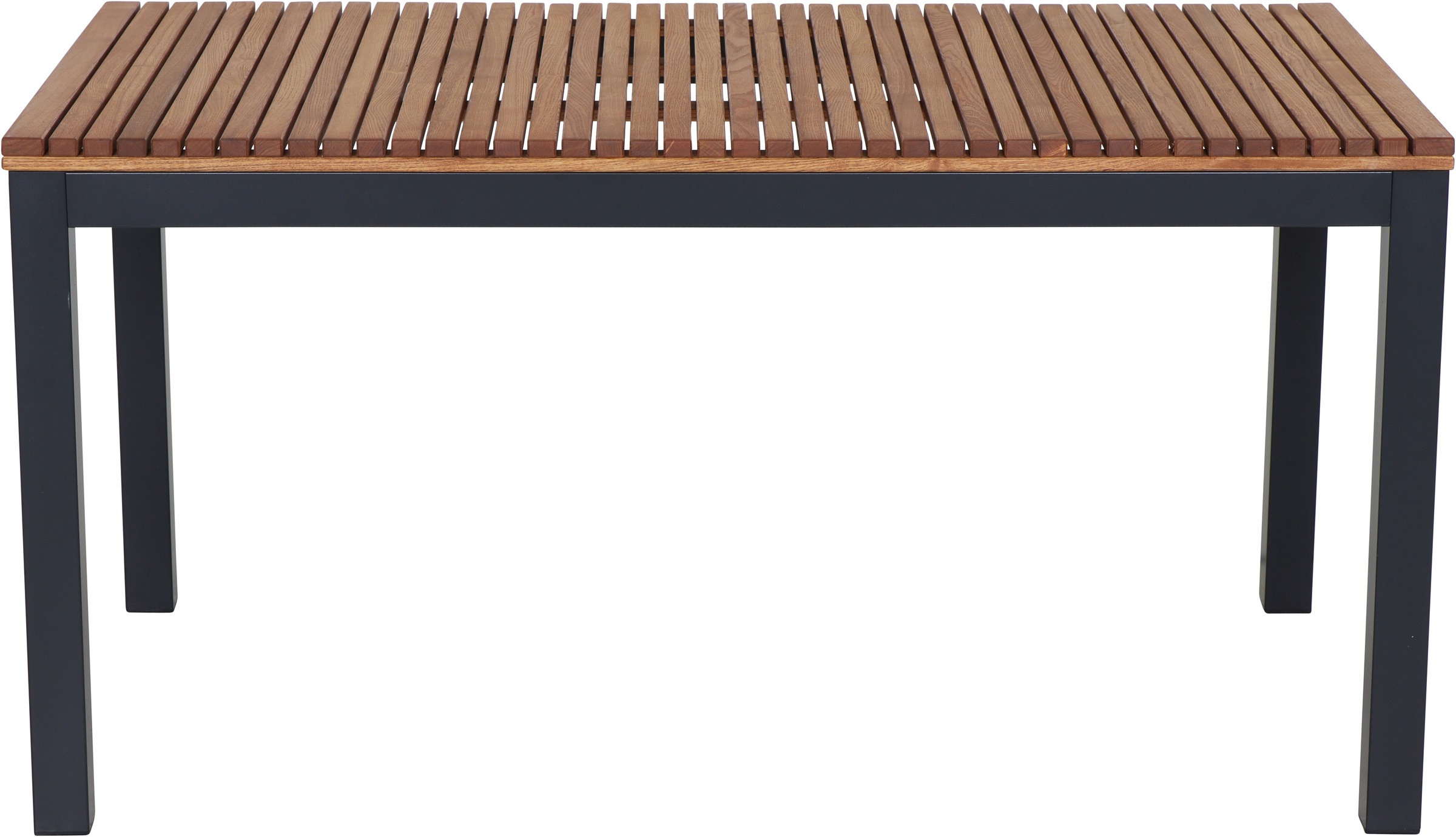 Siena Garden Gartentisch »»Bozen« BxTxH:100x160x76 cm«, Aluminium mit Robinienholz aus 100% FSC Holz
