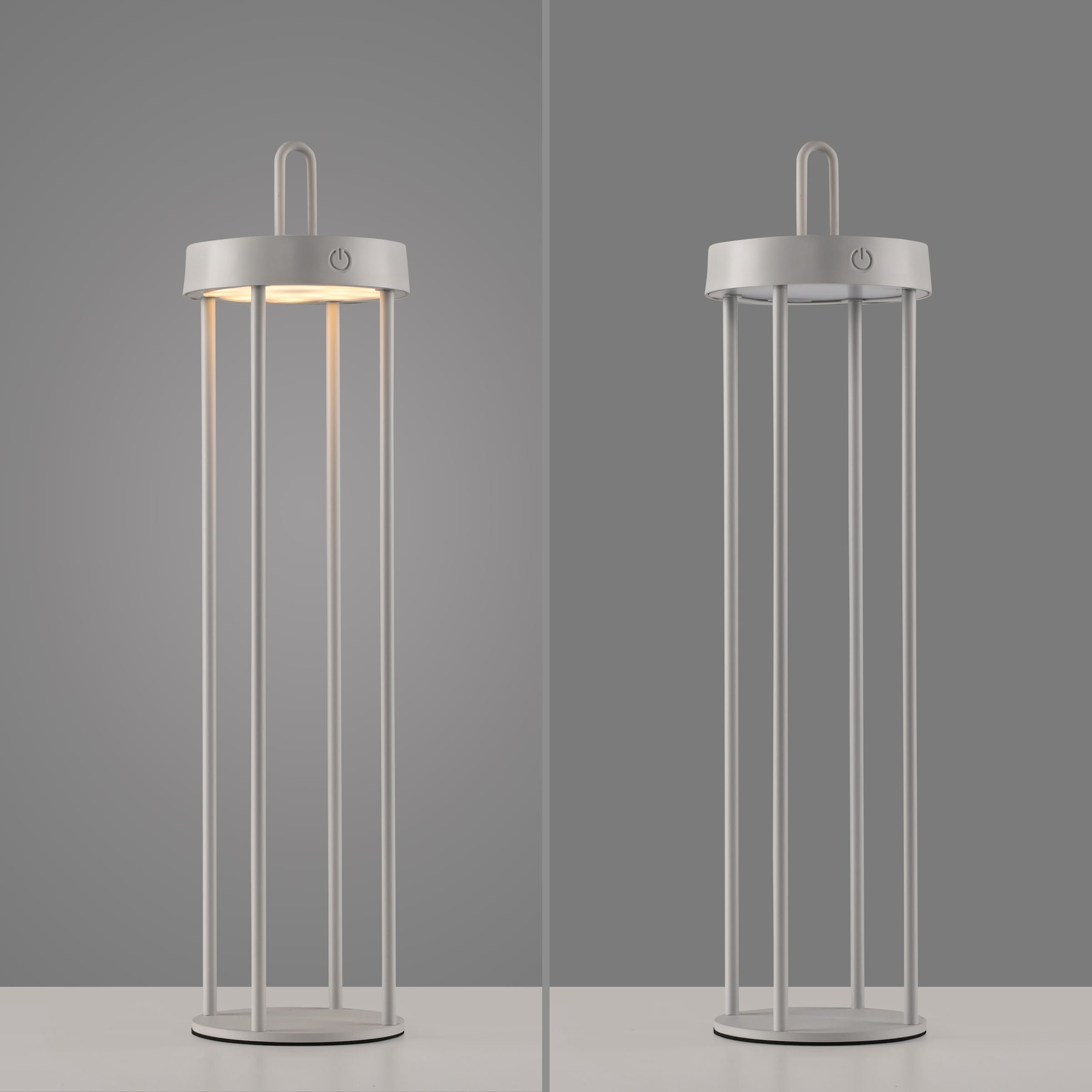 JUST LIGHT Stehlampe »ANSELM«, 1 flammig, Leuchtmittel LED-Modul | LED fest integriert, Akkuleuchte