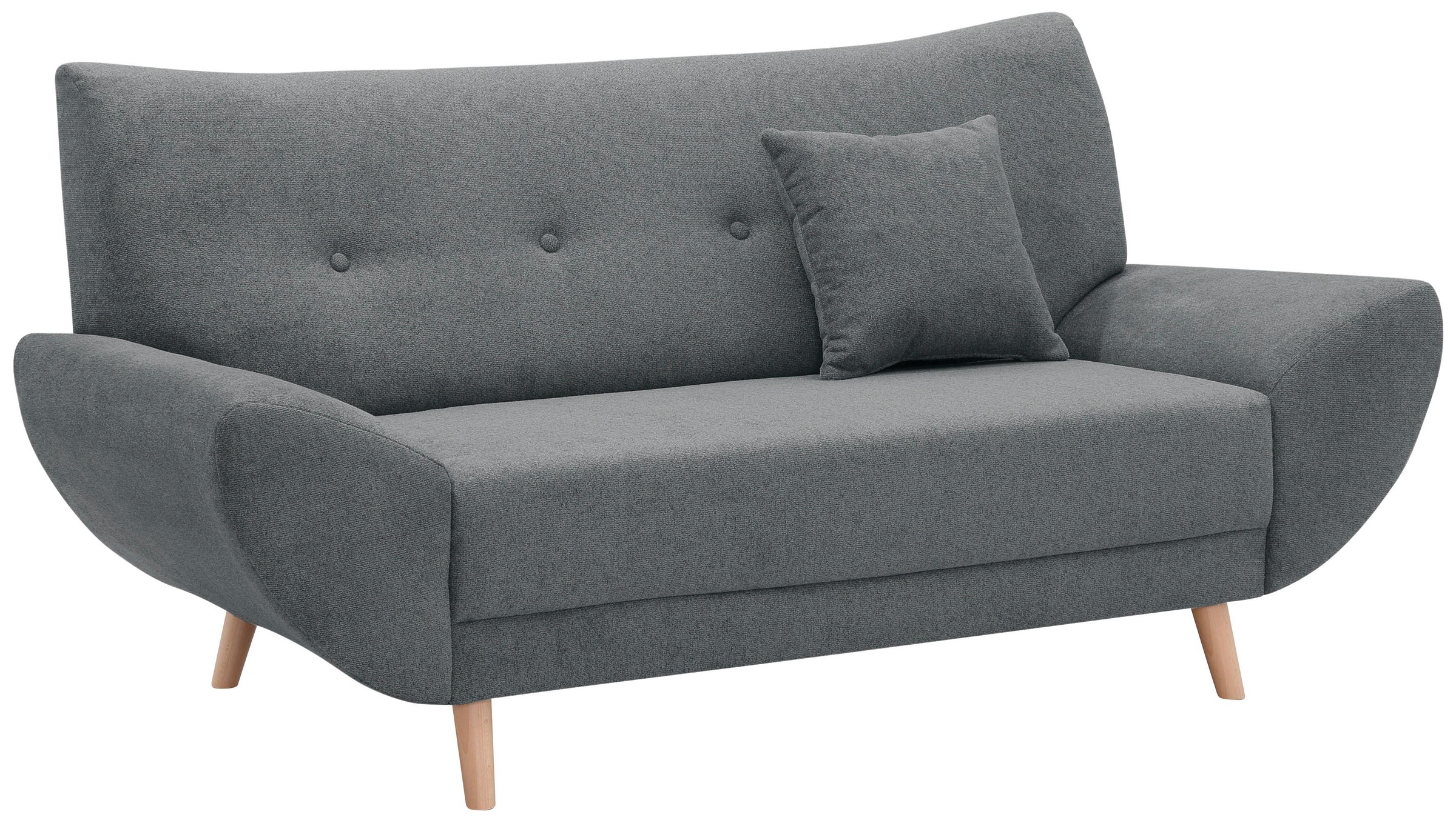 Home affaire Polstergarnitur »Basta« 3 Stk. tlg. Komfortable Wellenunterfed günstig online kaufen