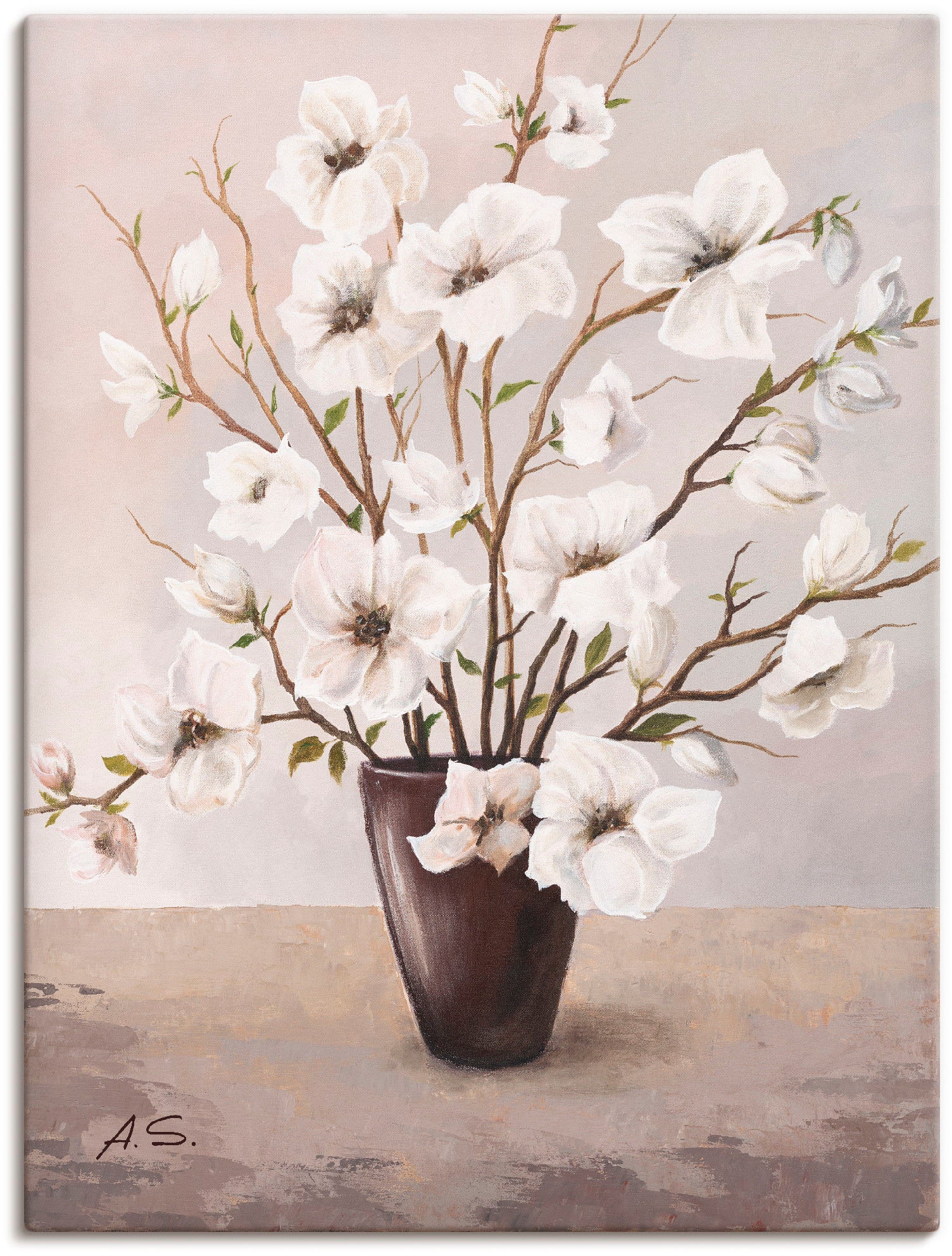 Artland Wandbild »Magnolien«, Blumen, (1 St.), als Leinwandbild, Poster in günstig online kaufen