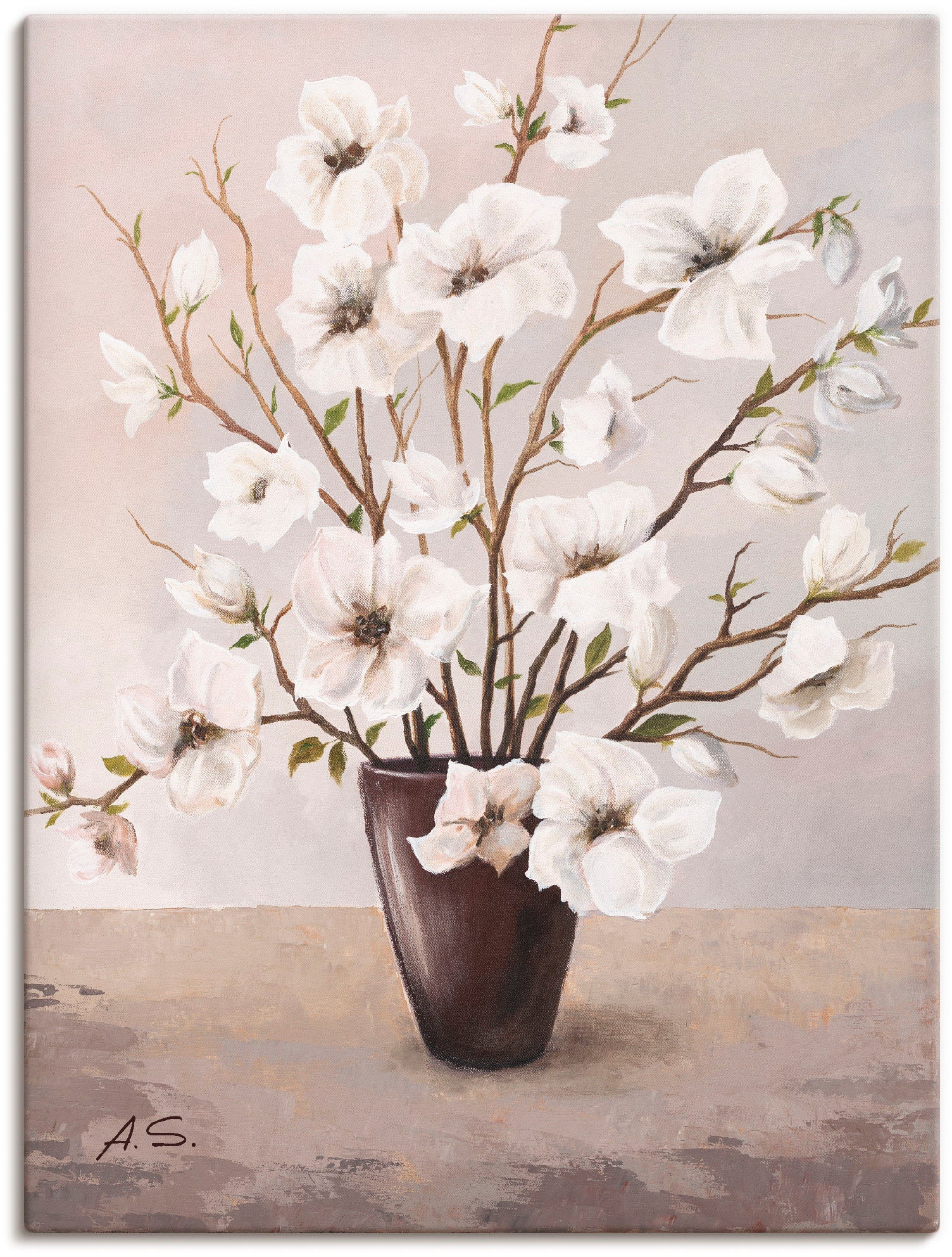 Artland Wandbild »Magnolien« Blumen 1 Stk. tlg. als Leinwandbild, Poster in günstig online kaufen