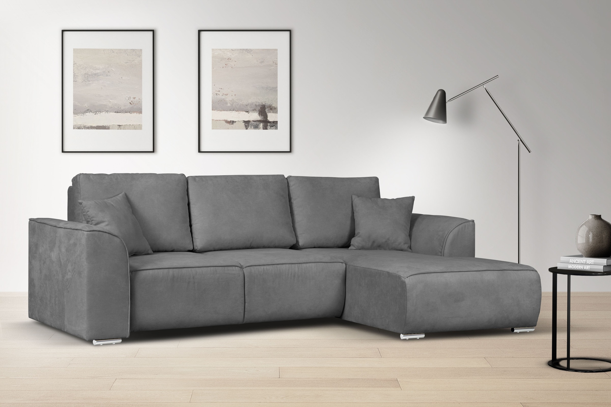 INOSIGN Ecksofa »BEATRICE optionale Schlafsofa mit Bettkasten, B/T/H: 265/1 günstig online kaufen