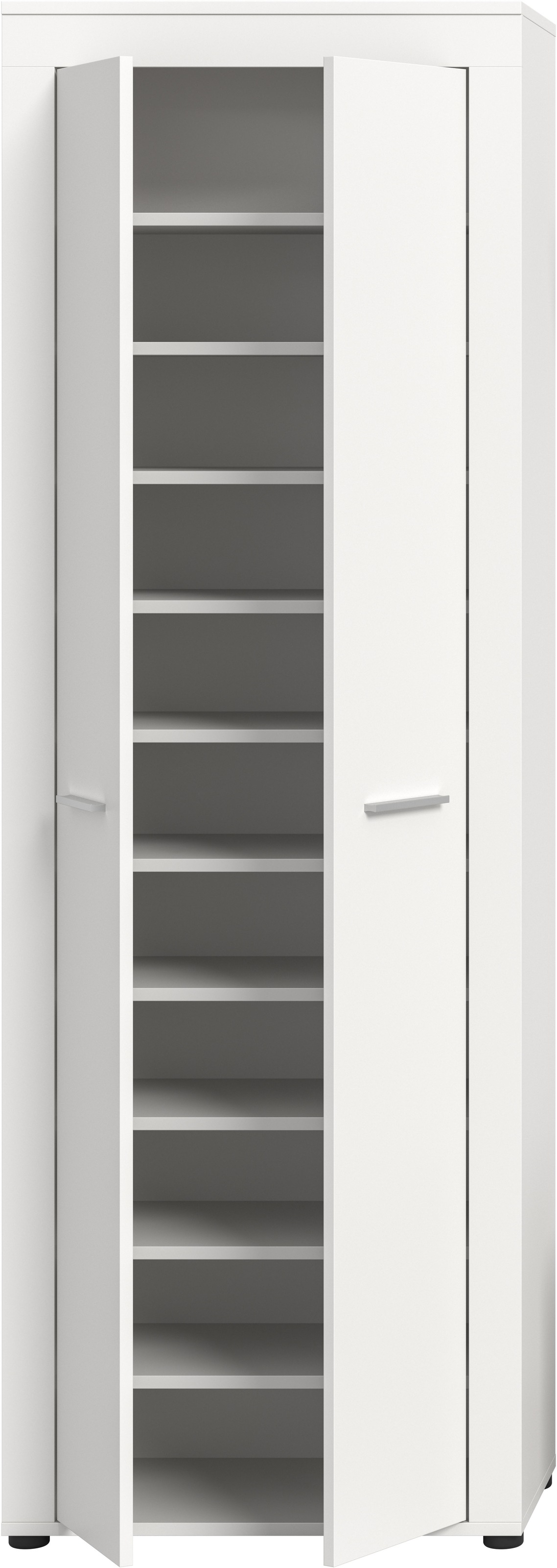 INOSIGN Schuhschrank, (1 St.), Schuhschrank, Höhe 191 cm, 11 Fächer, Garderobenschrank, Flur, Diele