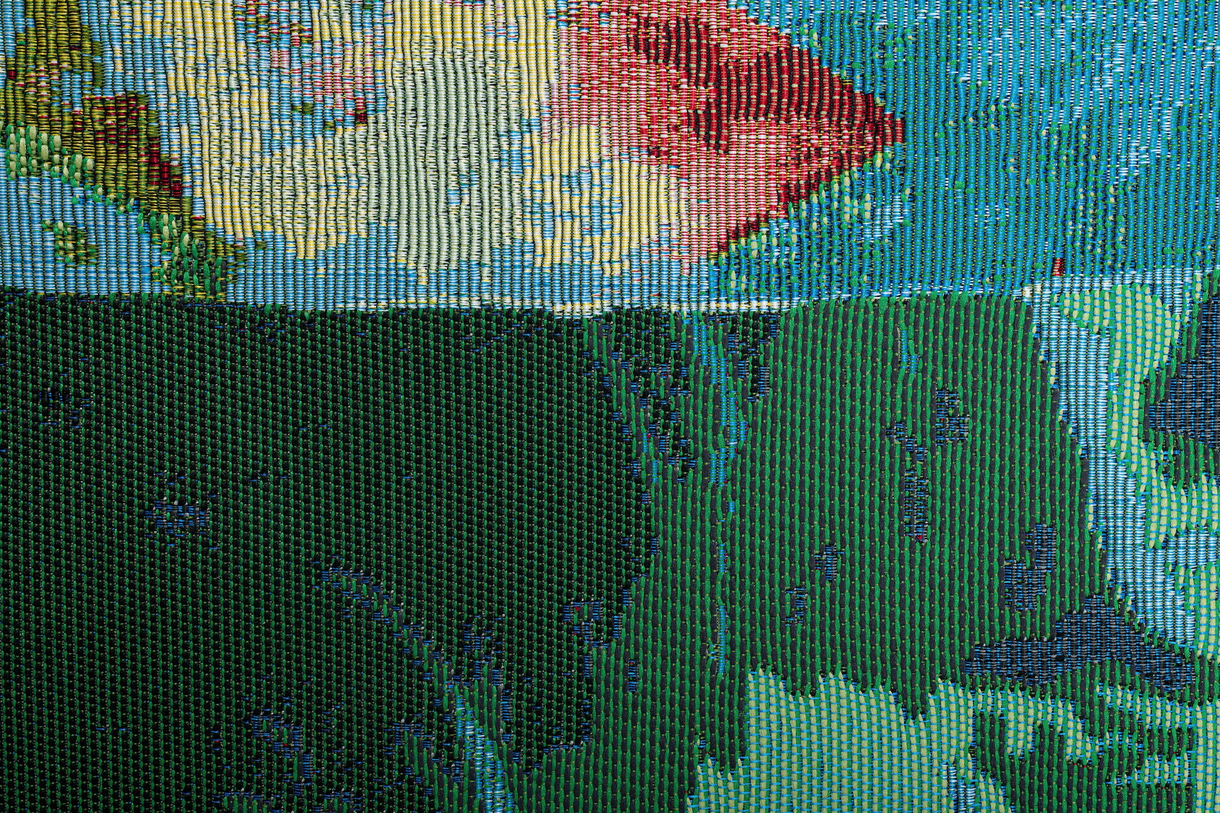 Sansibar Teppich »Rantum Beach SA-024« rechteckig 5 mm Höhe Flachgewebe, modernes Design, Motiv Surfboard, In- & Outdoor geeignet