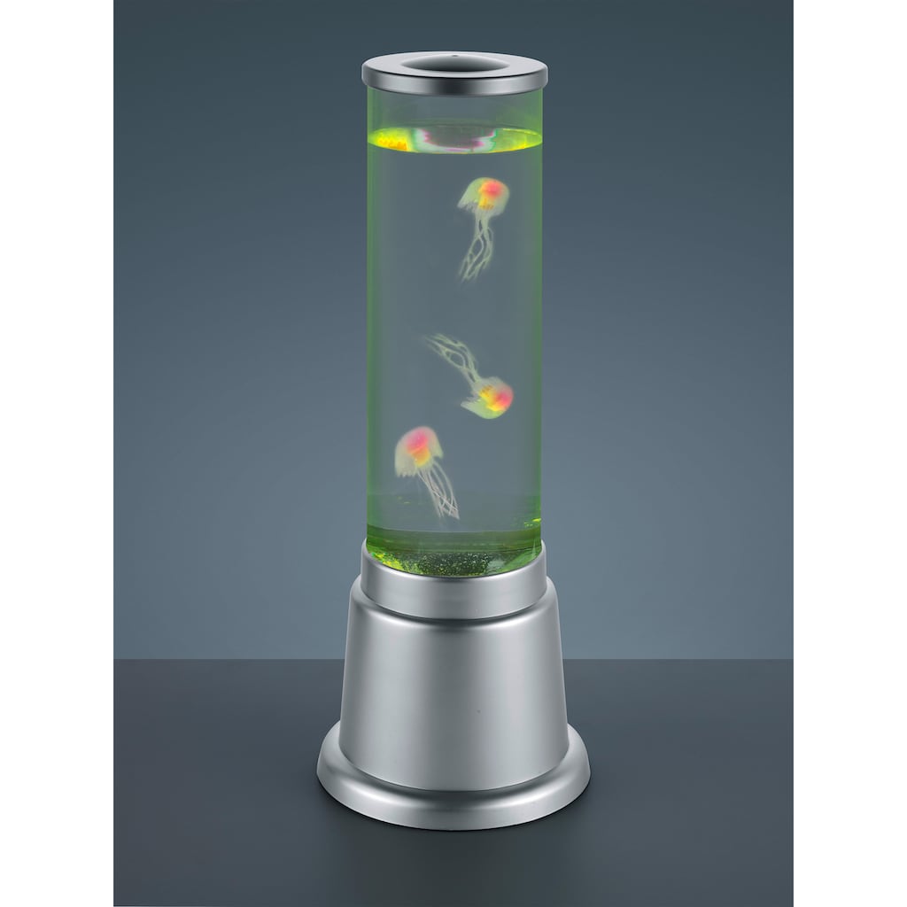 TRIO Leuchten LED Tischleuchte »Jelly«, 1 flammig-flammig, Wassersäule mit Deko Quallen, Dekoleuchte, RGB-Farbwechsler