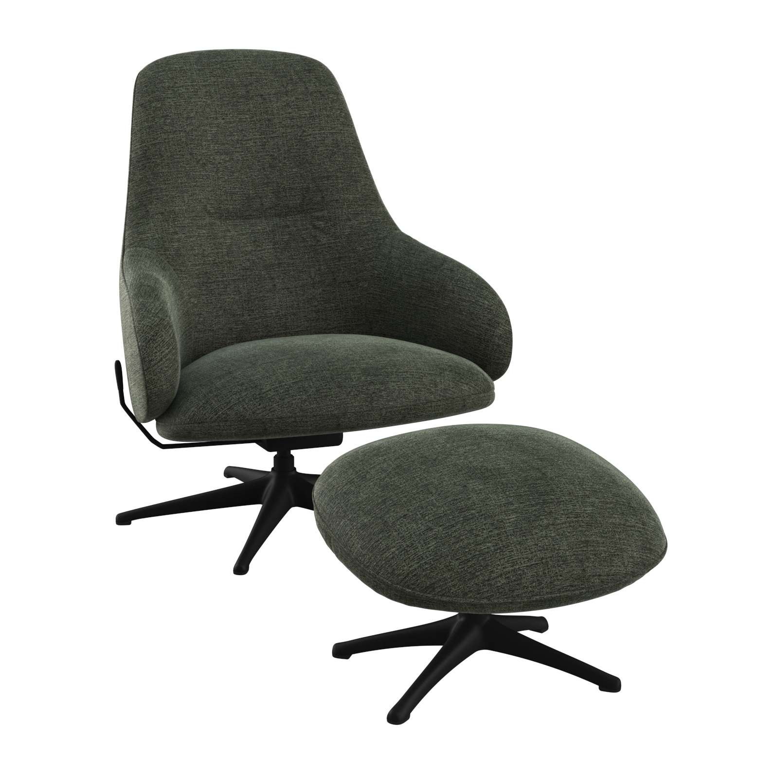 FLEXLUX Drehsessel »Falcone, TV-Loungesessel, Fernsehsessel, Polstersessel, günstig online kaufen
