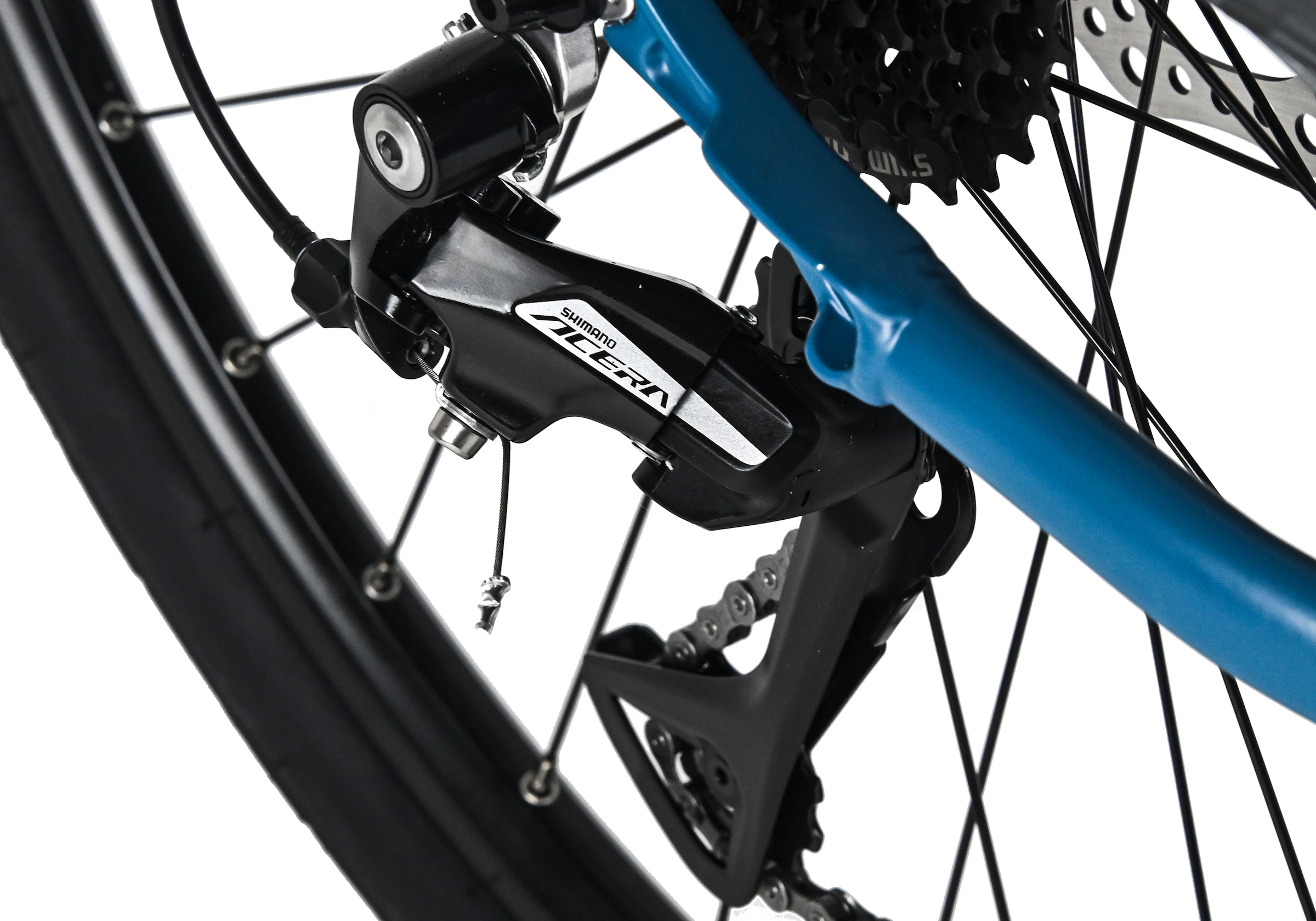 Dacapo Trekkingrad »Firenze 200 Blau 24 Gänge RH 53 cm mechanische Scheibenbremsen« 24 Gang Shimano Acera Schaltwerk Kettenschaltung